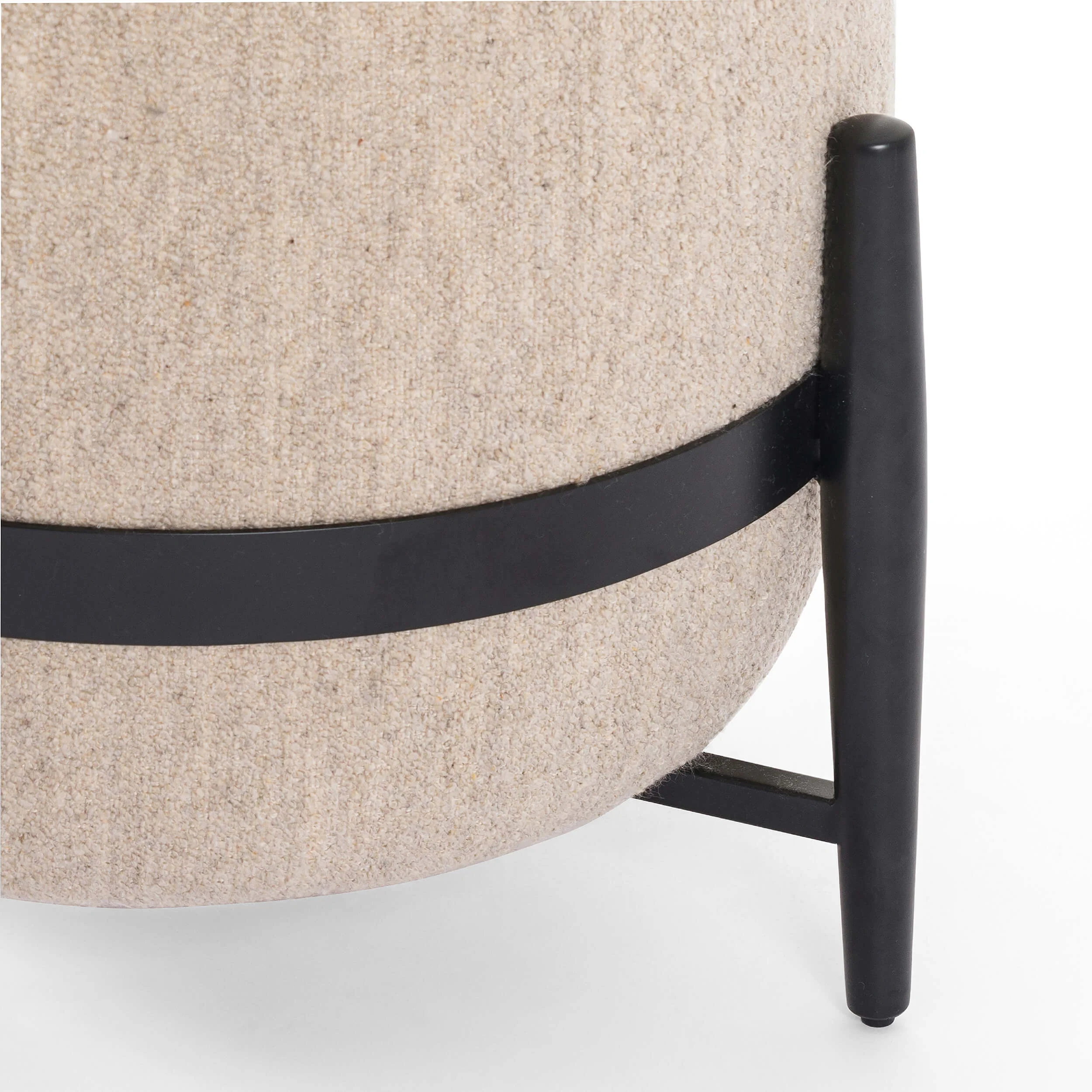 Sia Ottoman, Athena Taupe by Four Hands - Image 4