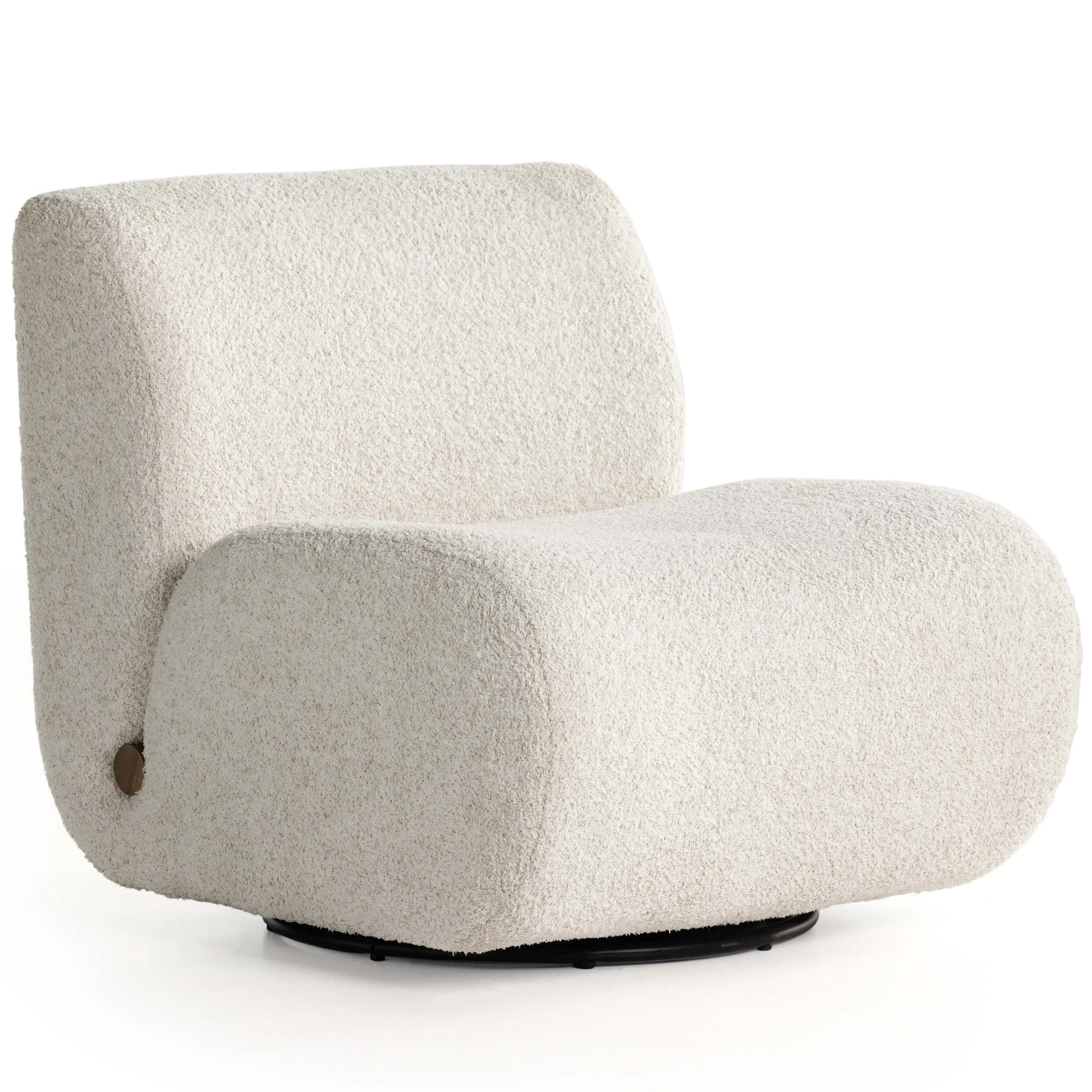 Siedell Swivel Chair, Sheldon Ivory by Four Hands