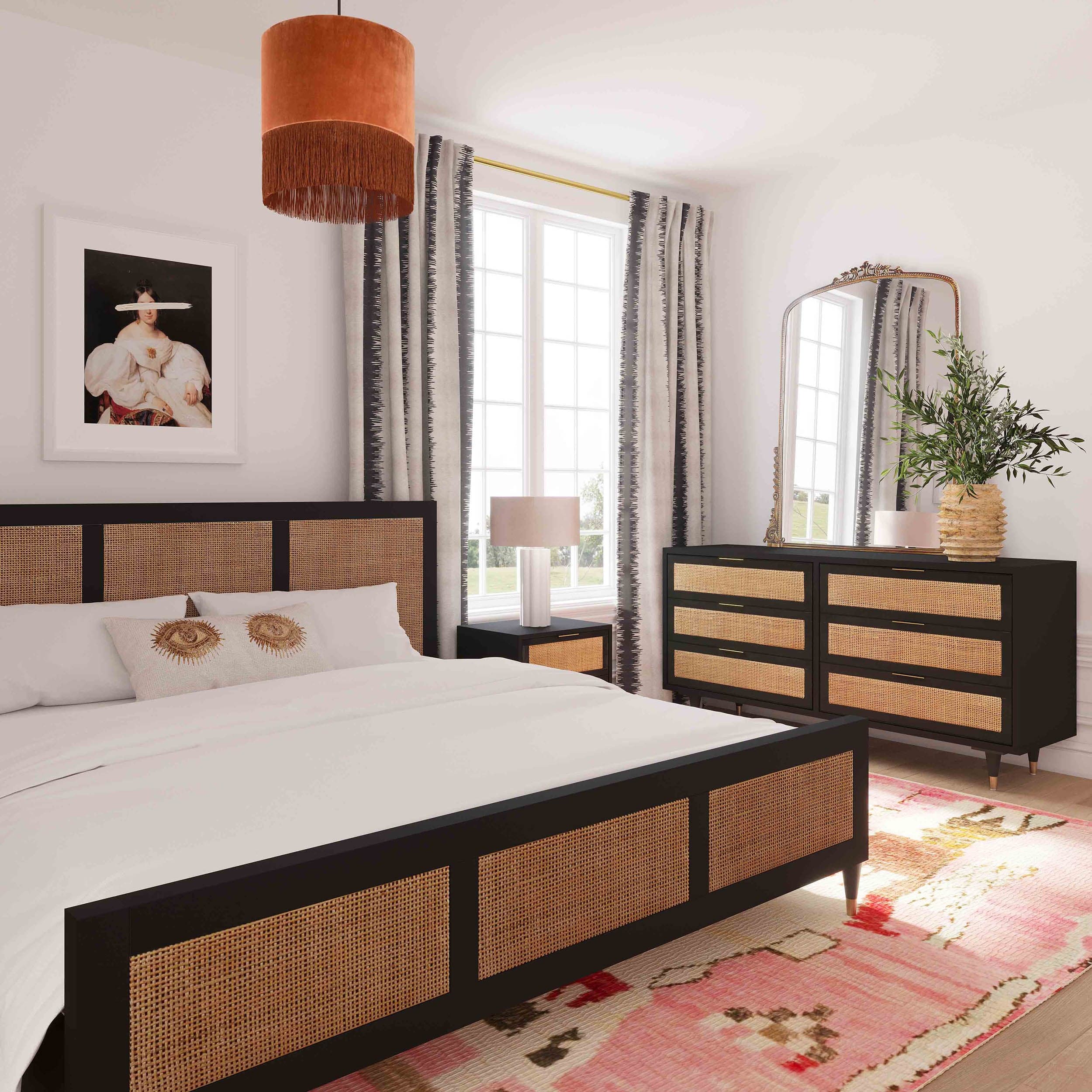 Sierra 6 Drawer Dresser, Black - Image 7