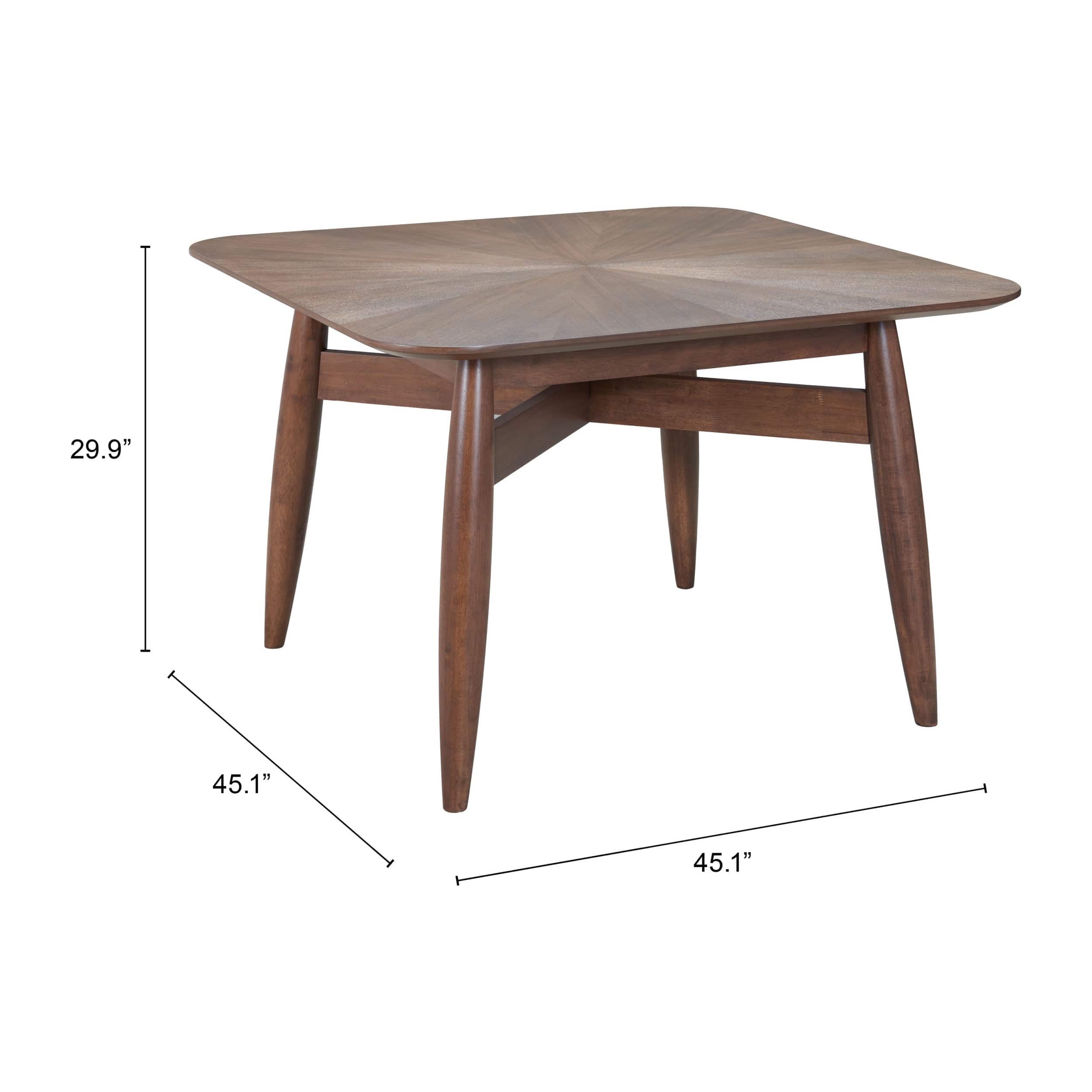 Silea Square Dining Table, Espresso - Image 2