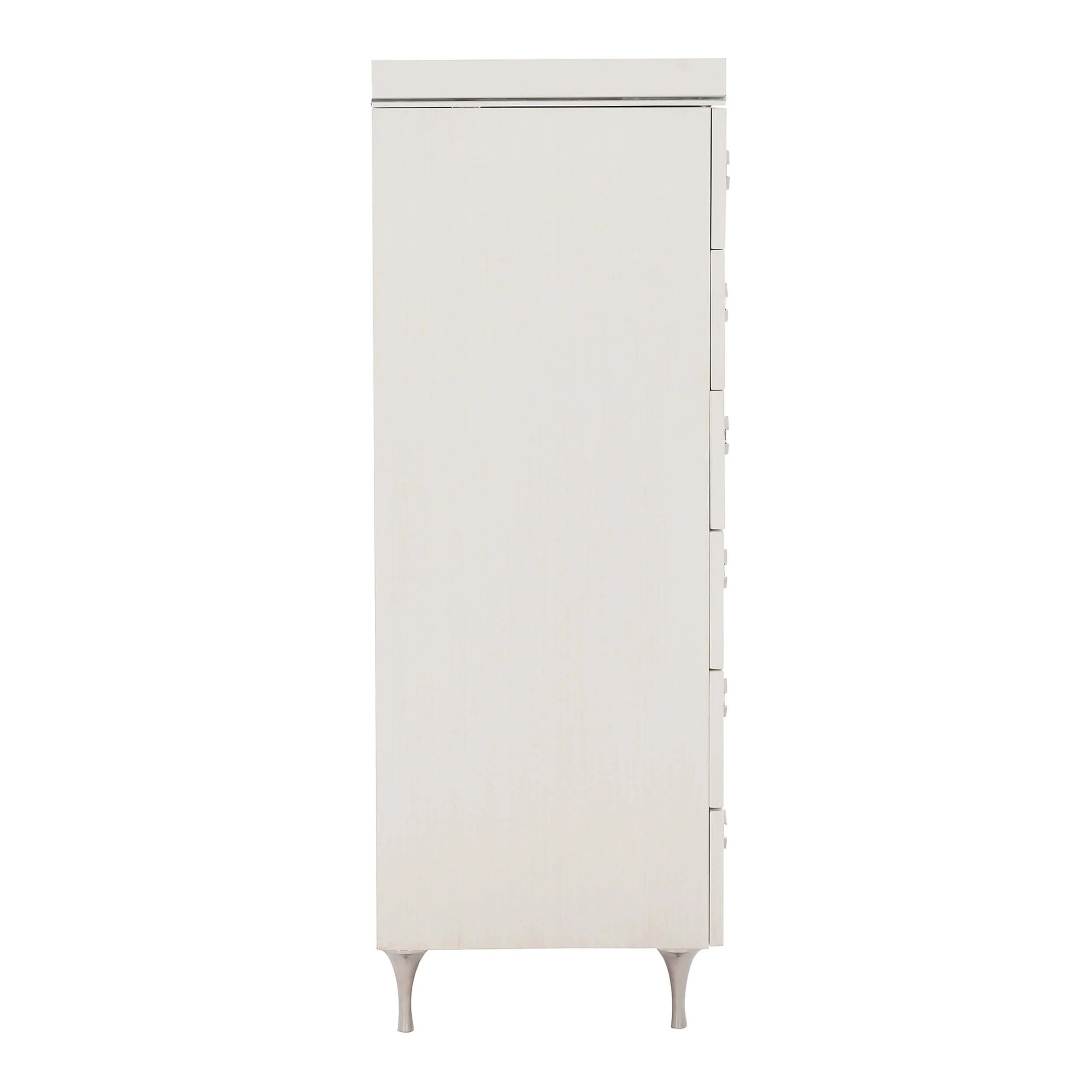 Silhouette Tall 6 Drawer Chest, Eggshell - Image 2