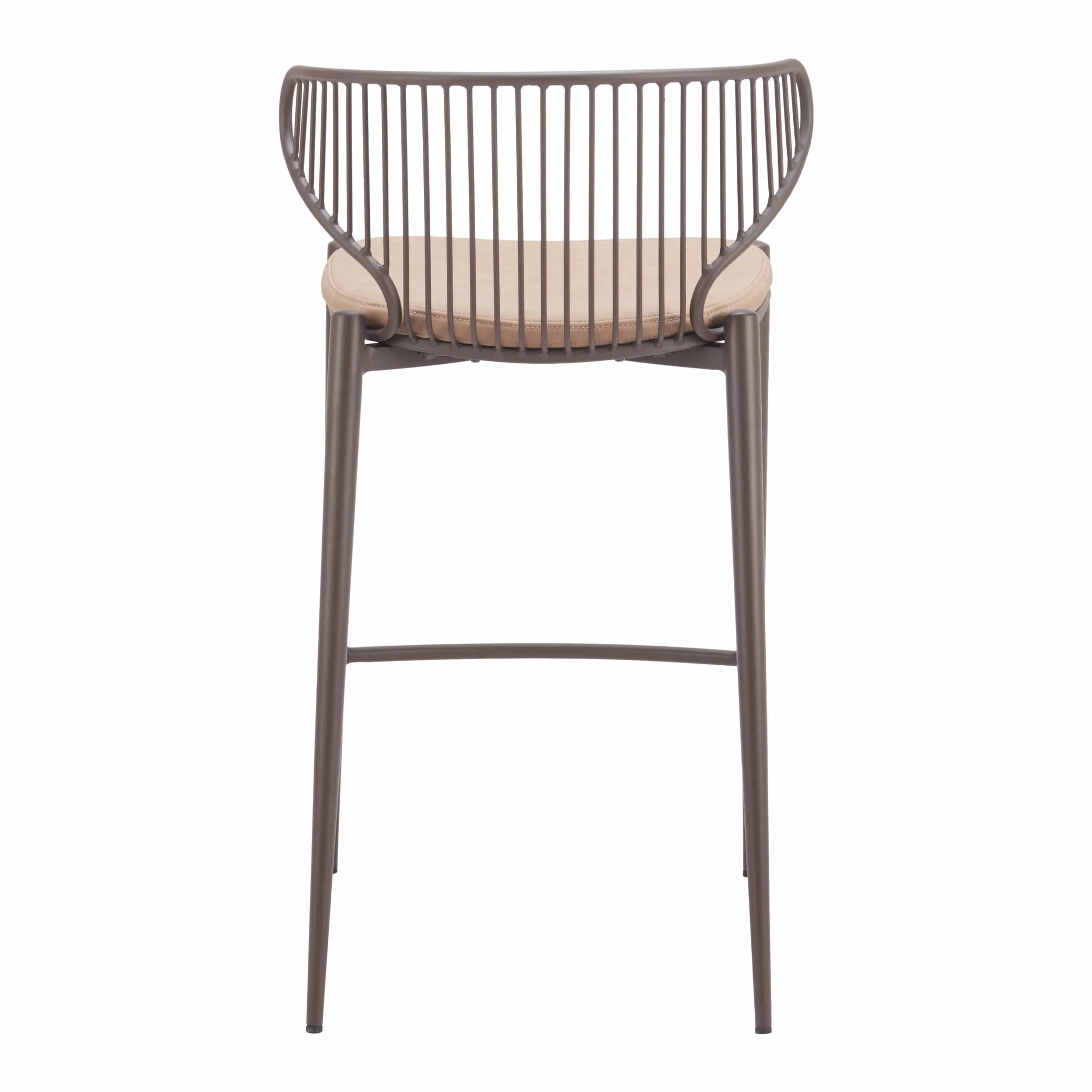 Silues Counter Stool, Taupe, Set of 2 - Image 5