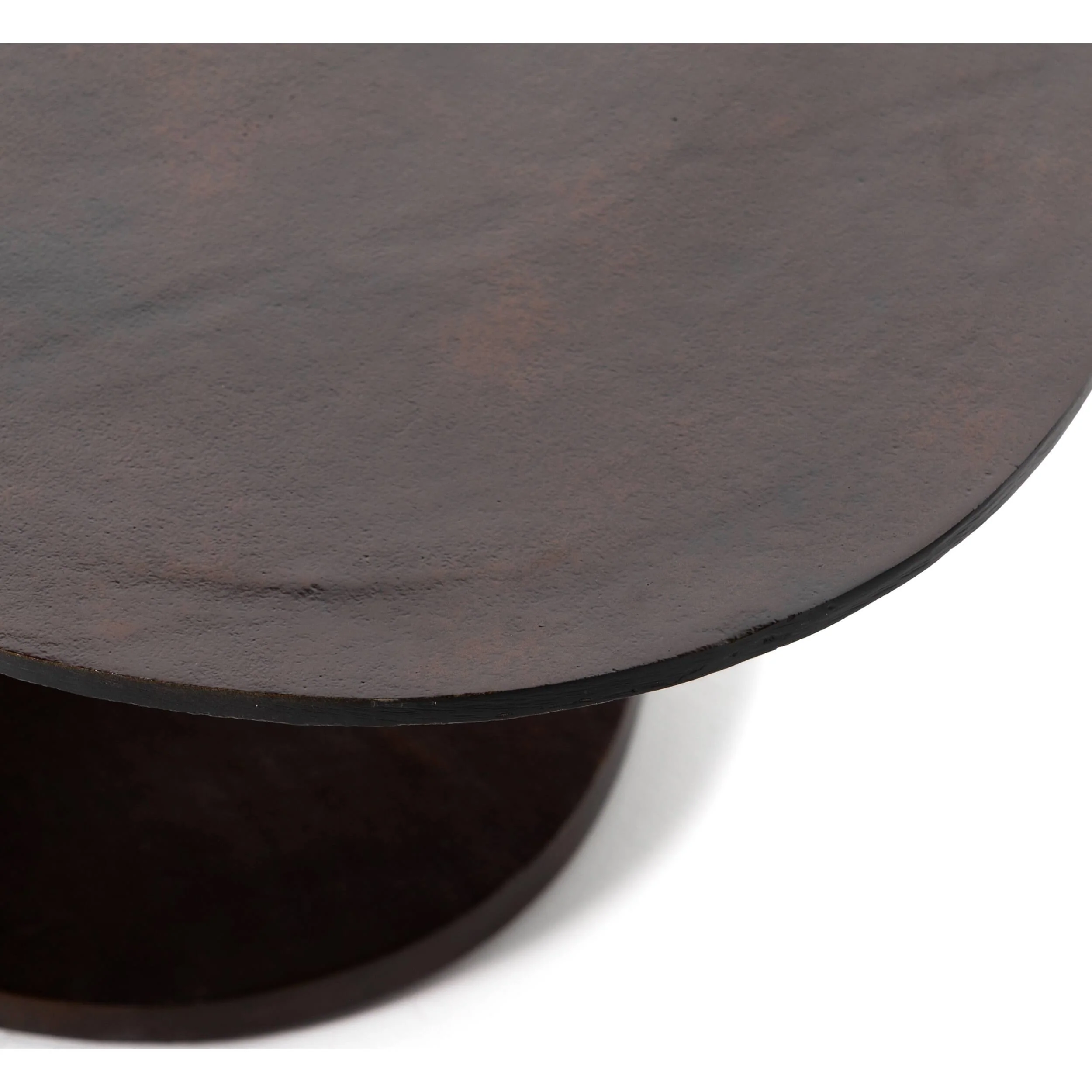 Simone Oval Coffee Table, Antique Rust by Four Hands - Image 3
