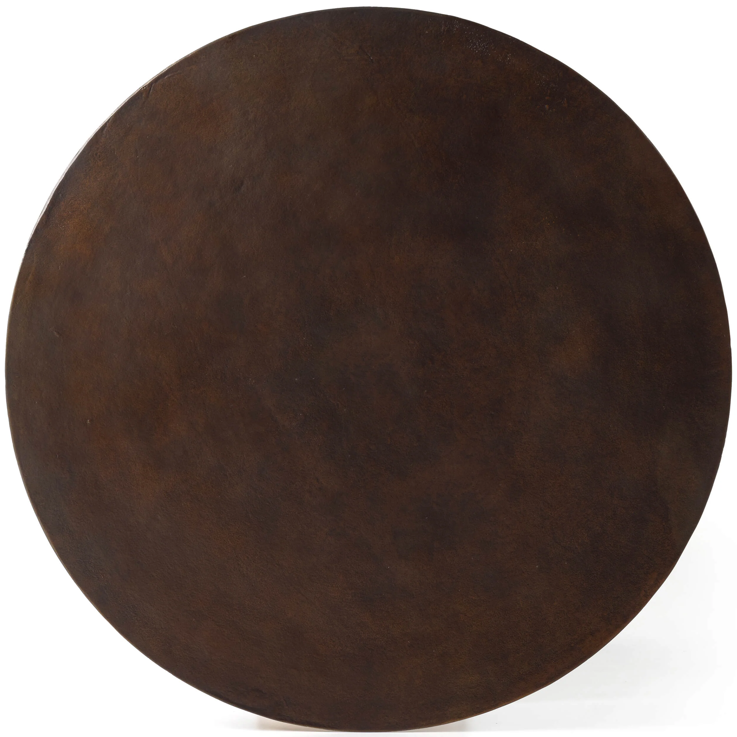 Simone Round Coffee Table, Antique Rust by Four Hands - Image 2