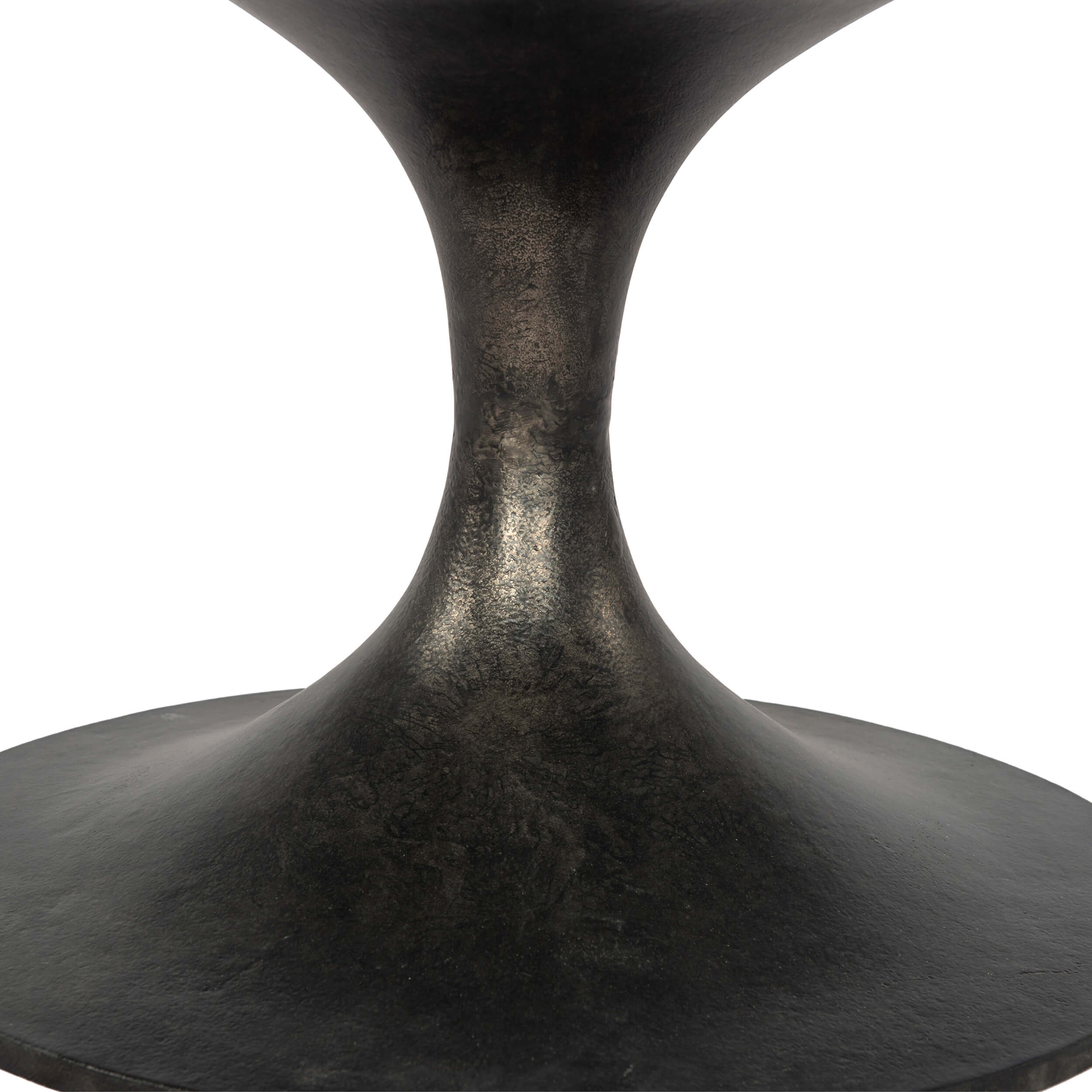 Simone Round Coffee Table, Raw Black by Four Hands - Image 3