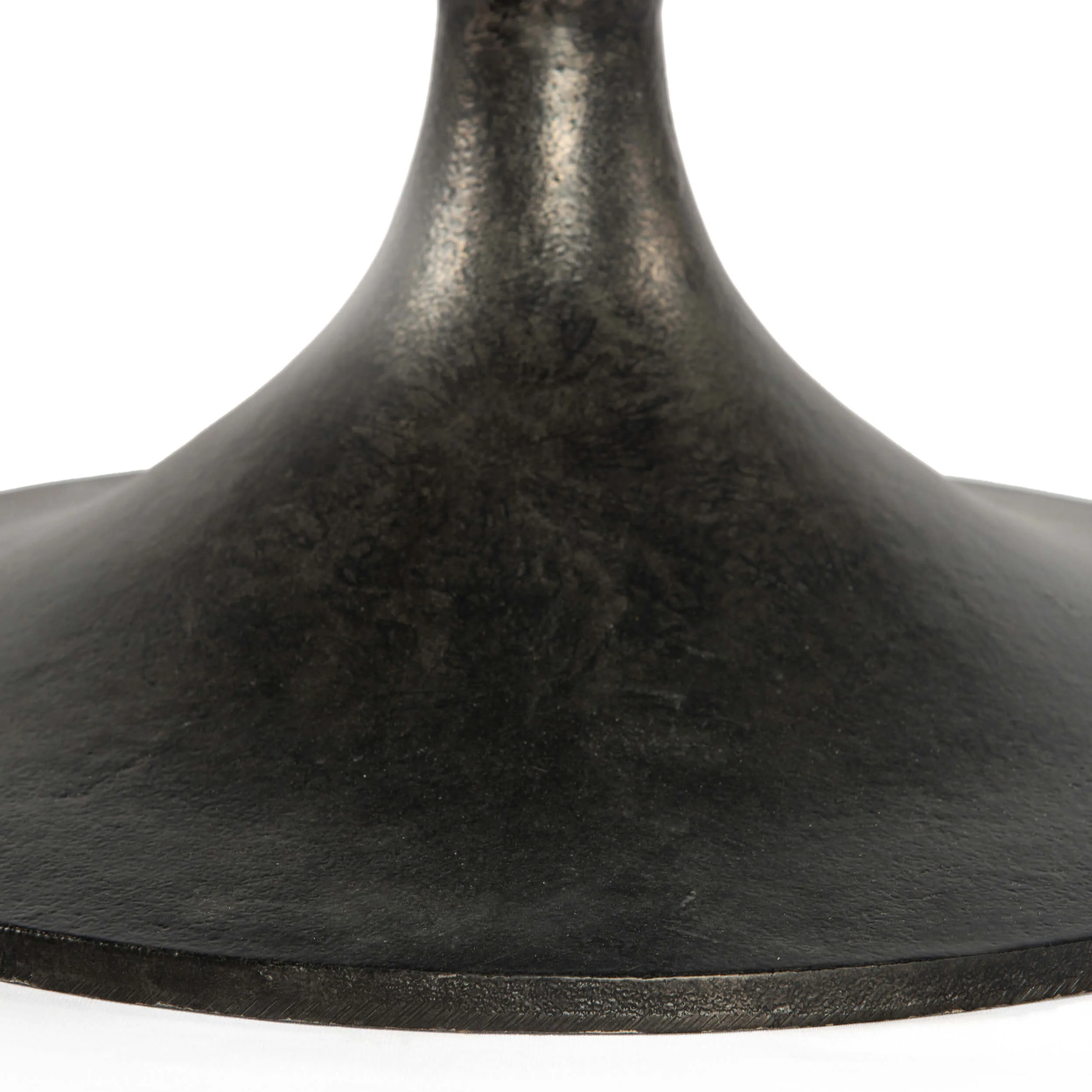 Simone Round Coffee Table, Raw Black by Four Hands - Image 4