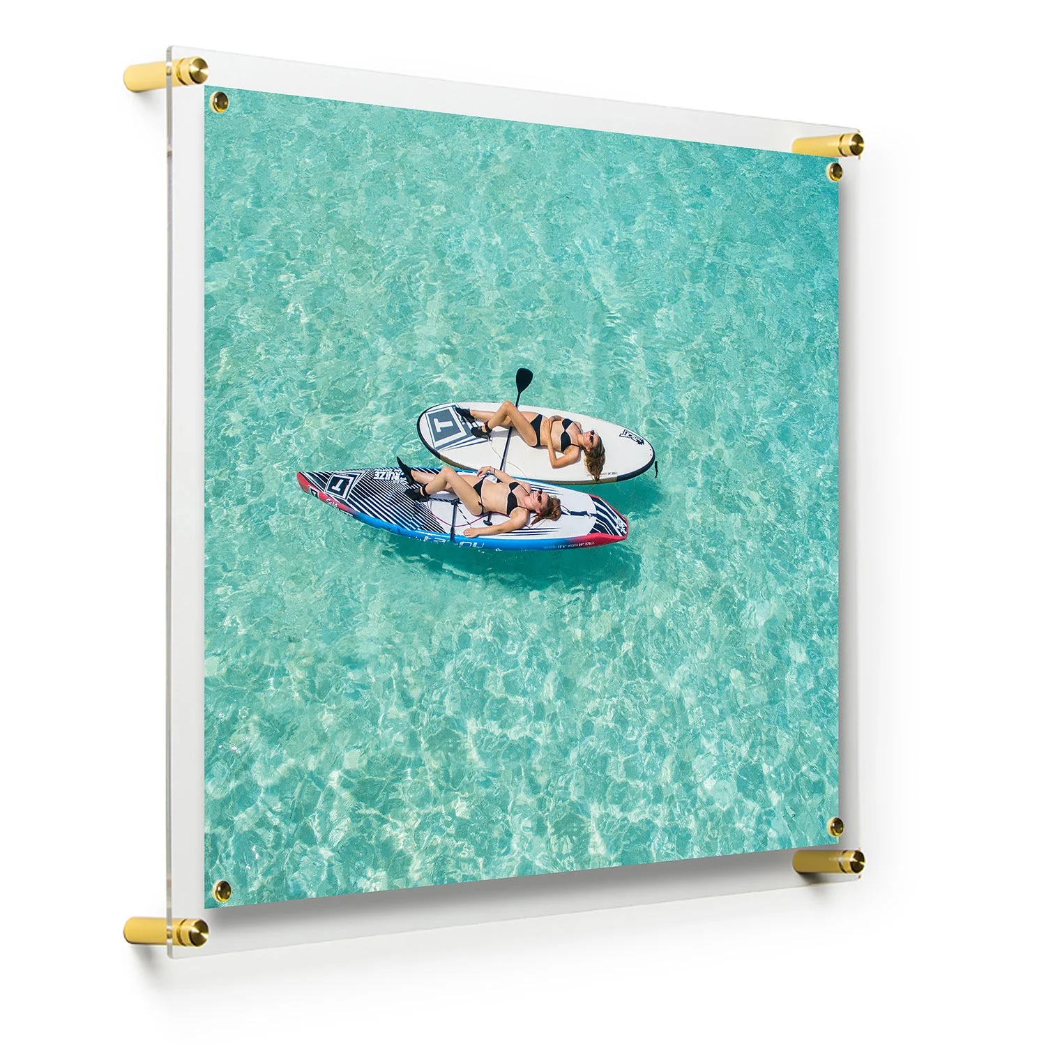 Single Acrylic Magnet Wall Frame - CHOOSE YOUR SIZE (Silver/Gold) - Image 71