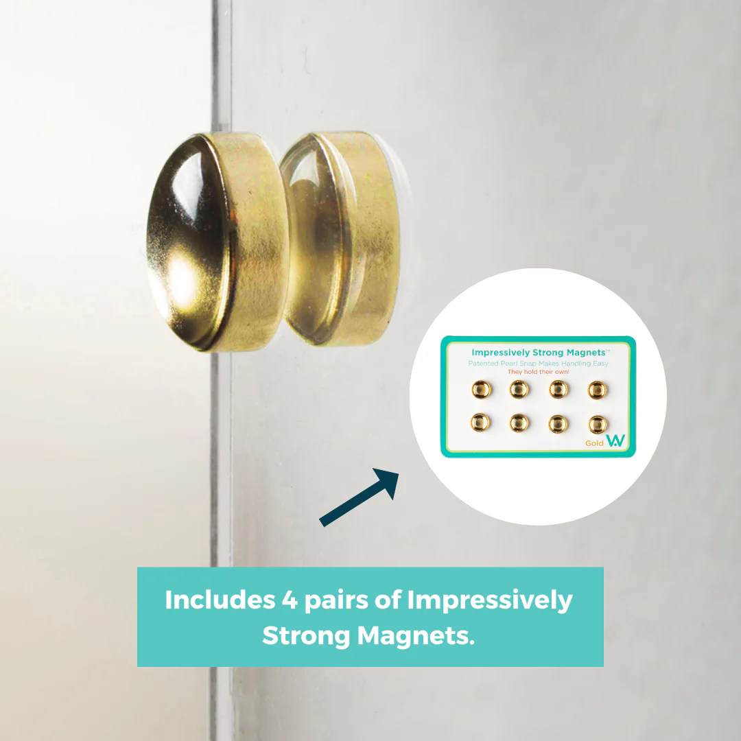 Single Acrylic Magnet Wall Frame - CHOOSE YOUR SIZE (Silver/Gold) - Image 76