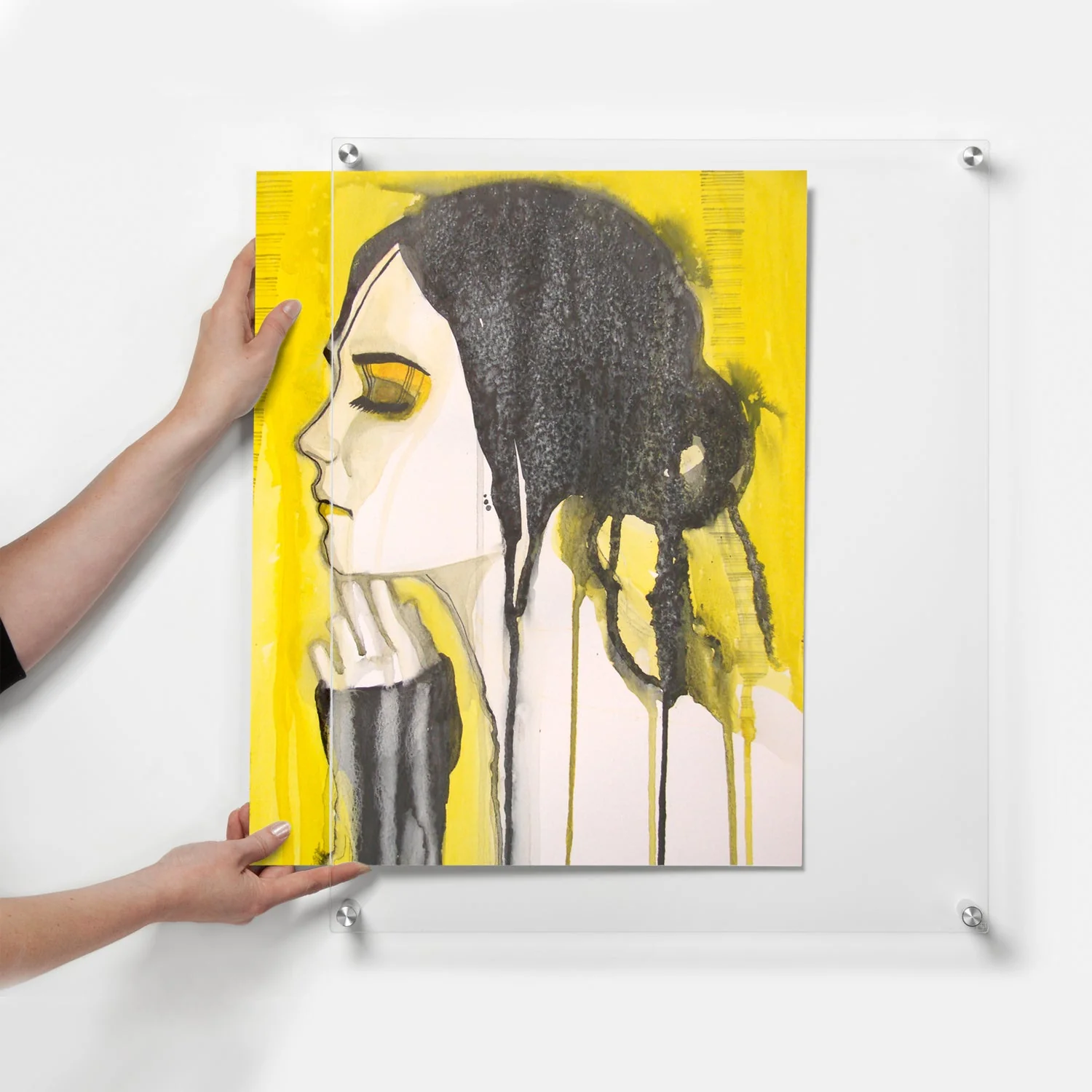 Single Acrylic Magnet Wall Frame - CHOOSE YOUR SIZE (Silver/Gold) - Image 78