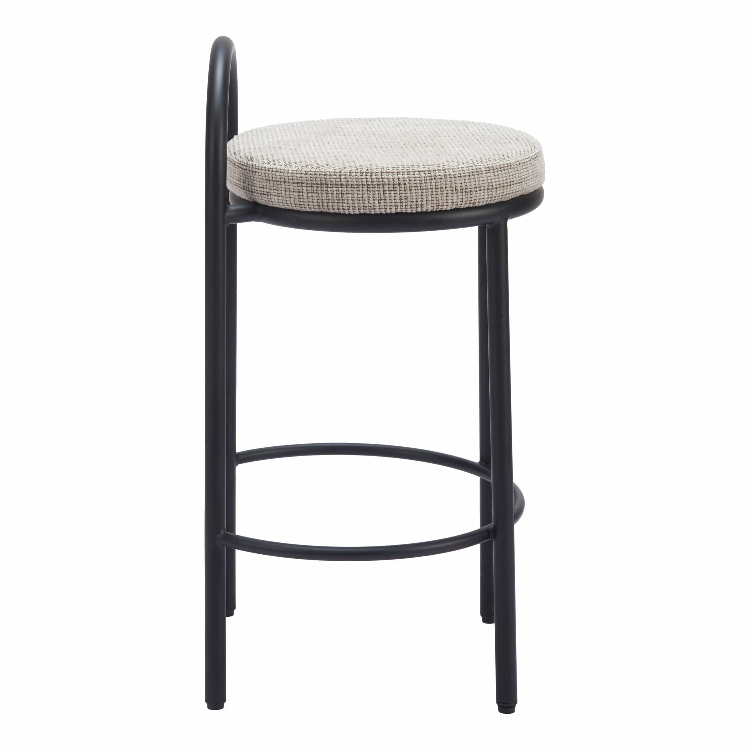 Sisal Counter Stool, Beige Tweed, Set of 2 - Image 3
