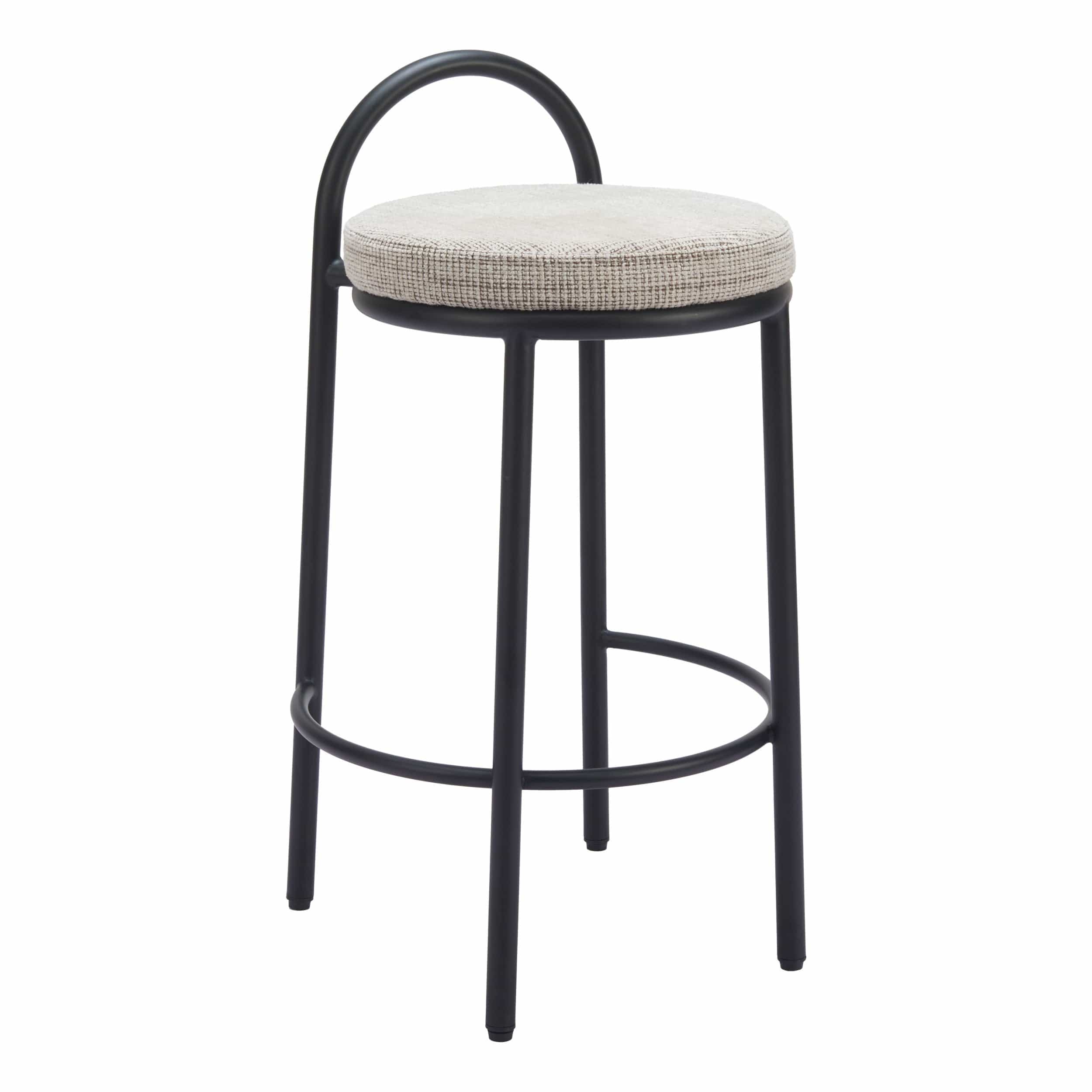Sisal Counter Stool, Beige Tweed, Set of 2 - Image 7