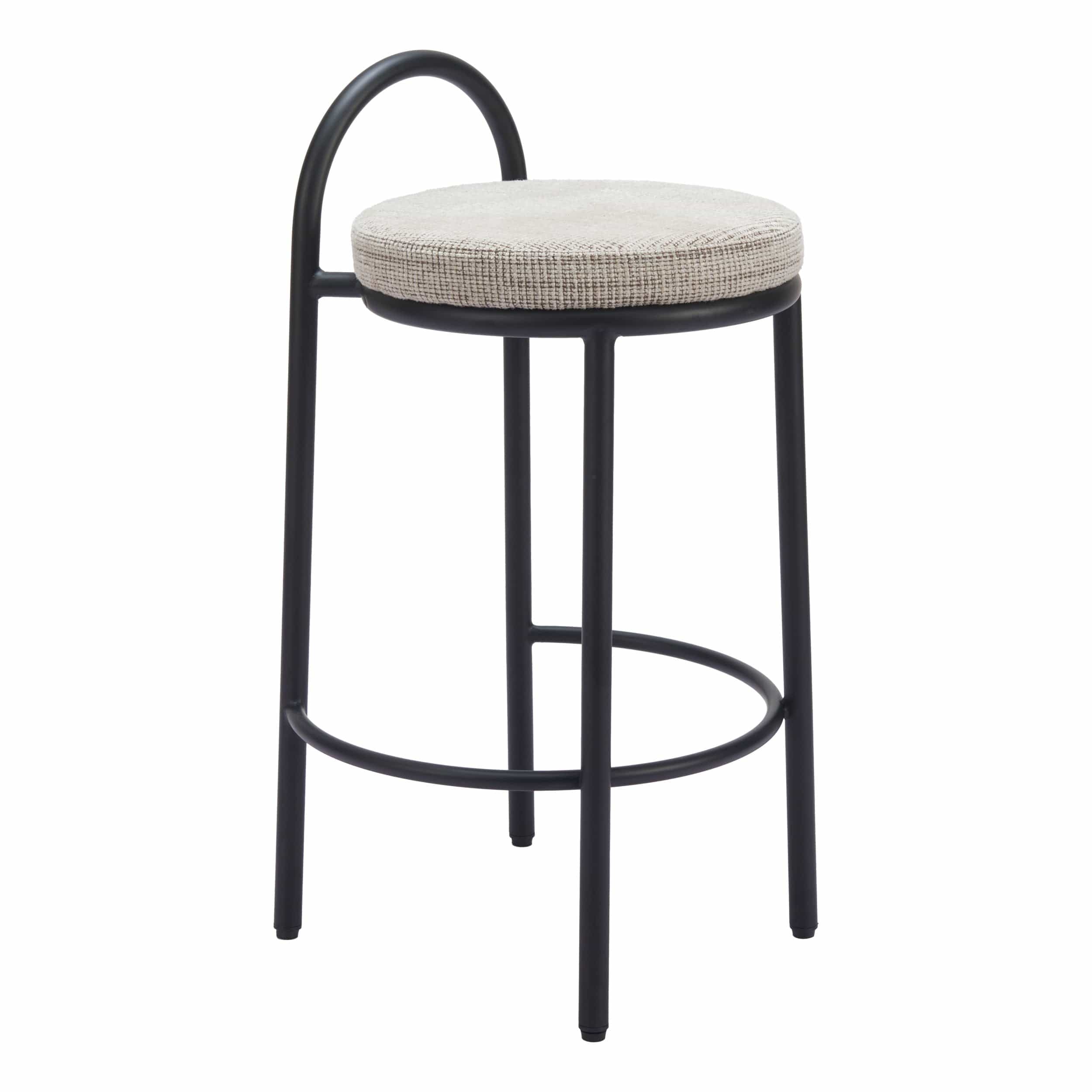Sisal Counter Stool, Beige Tweed, Set of 2 - Image 8