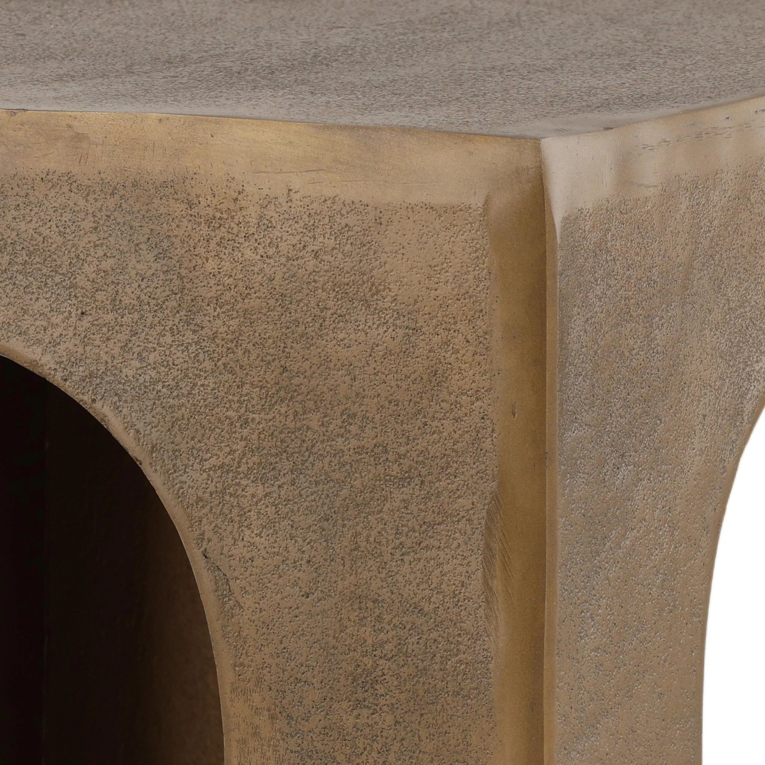 Skelly Side Table, Antique Brass - Image 3
