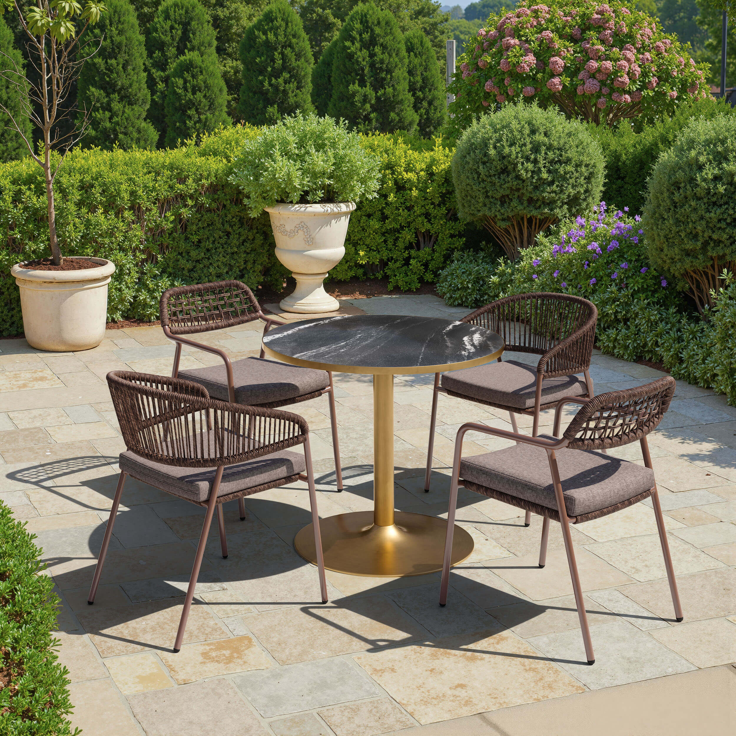 Skye Dining Chair, Brown, Set of 2 - Image 6