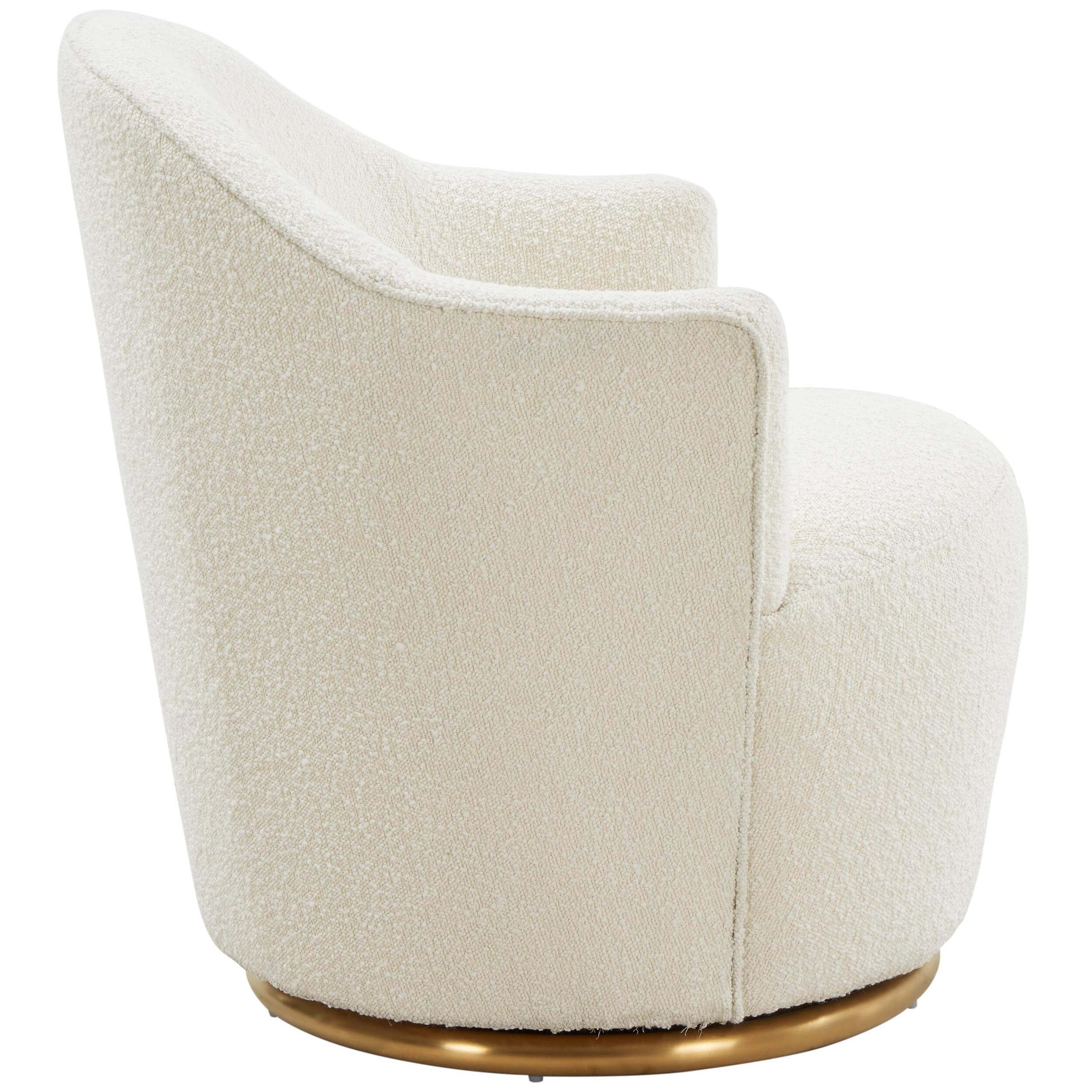 Skyla Boucle Swivel Chair - Image 2