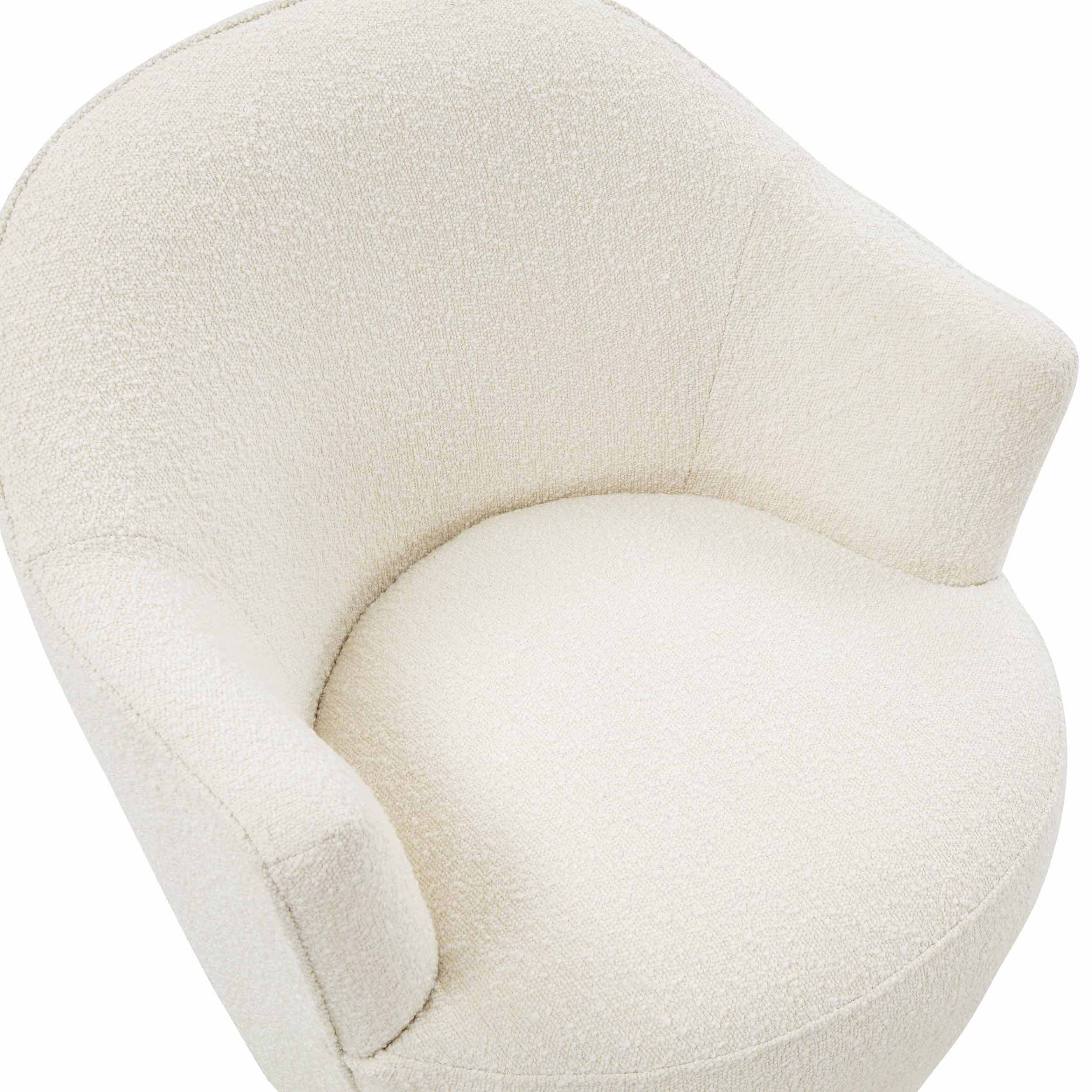 Skyla Boucle Swivel Chair - Image 5