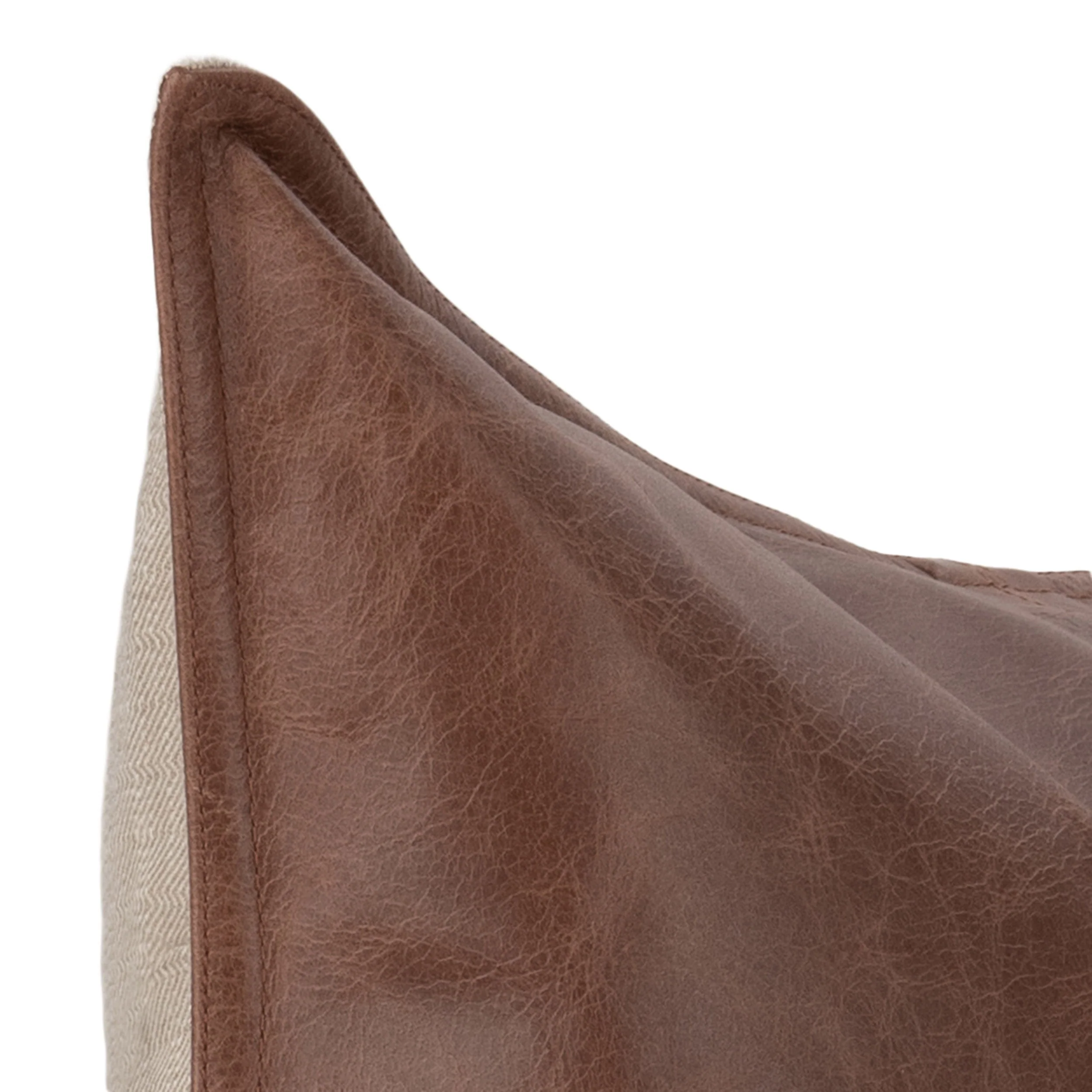 SLD Leather Pillow, Kona Brown - Image 5