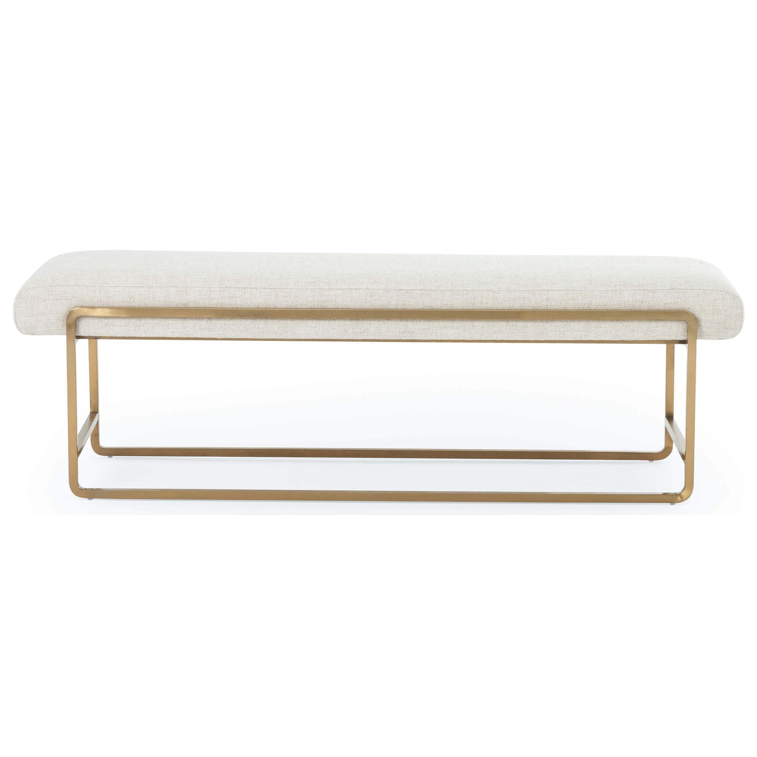 Sled Bench, Thames Cream by Four Hands - Image 3