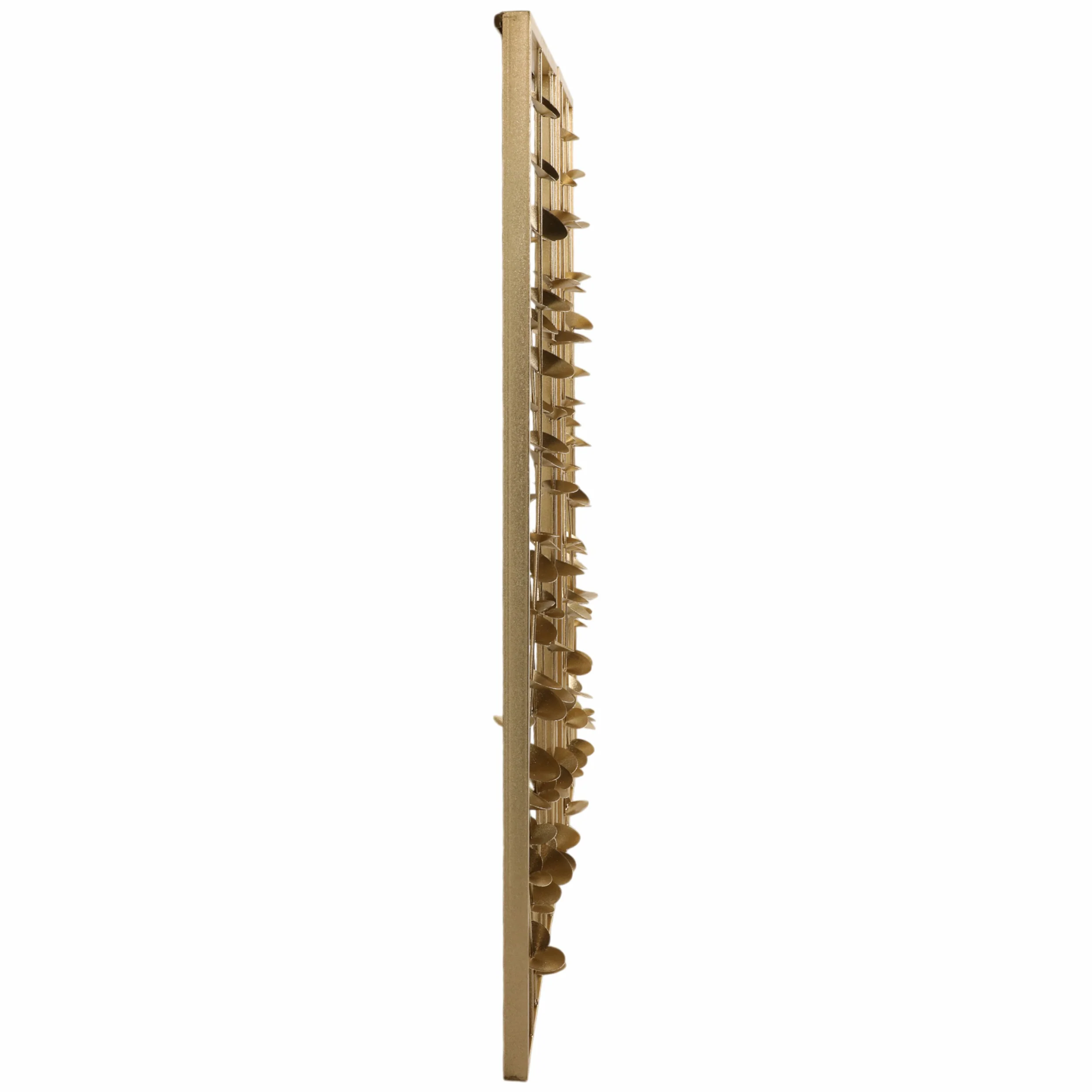 Small Blooms Wall Decor, Gold, Set of 2 - Image 2