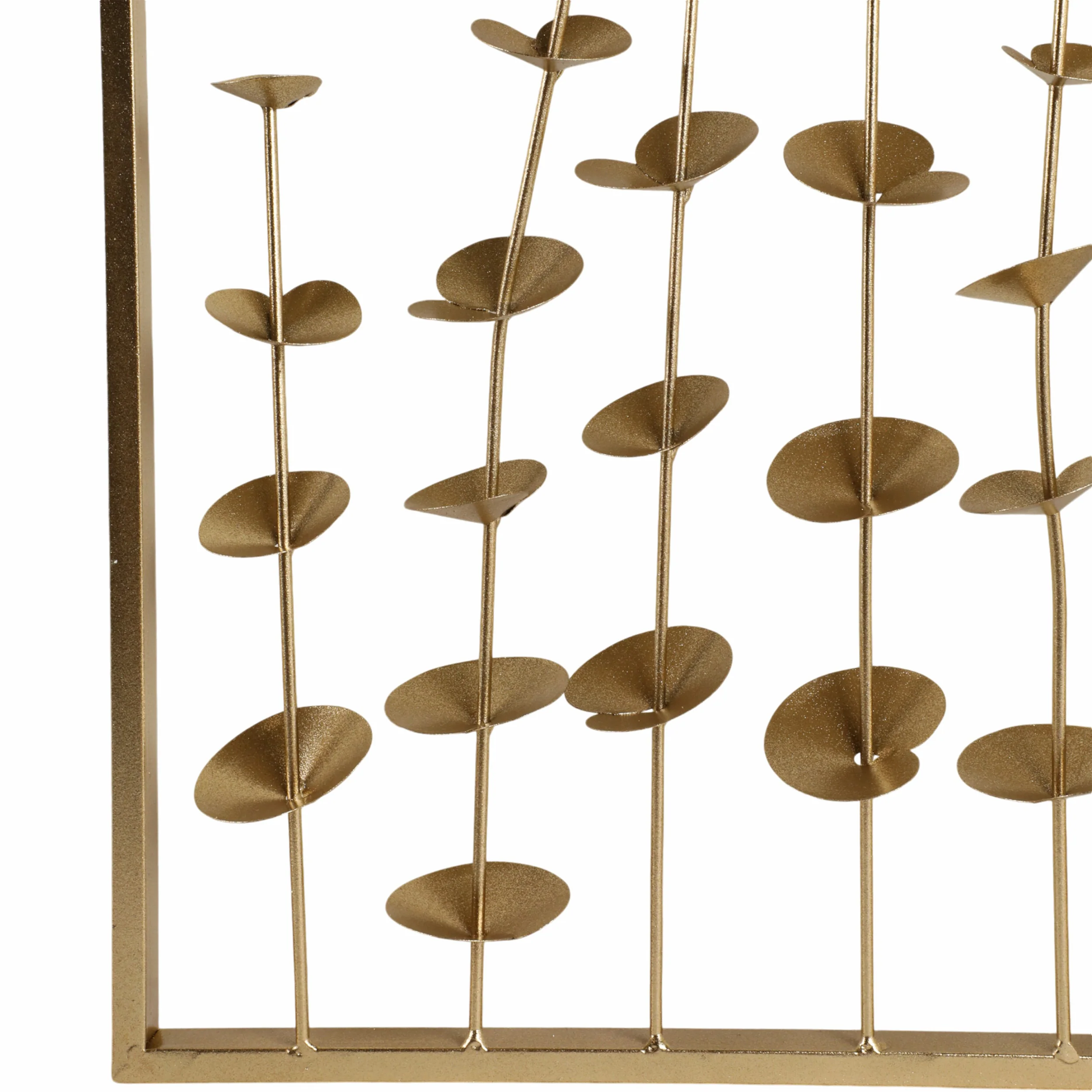 Small Blooms Wall Decor, Gold, Set of 2 - Image 4