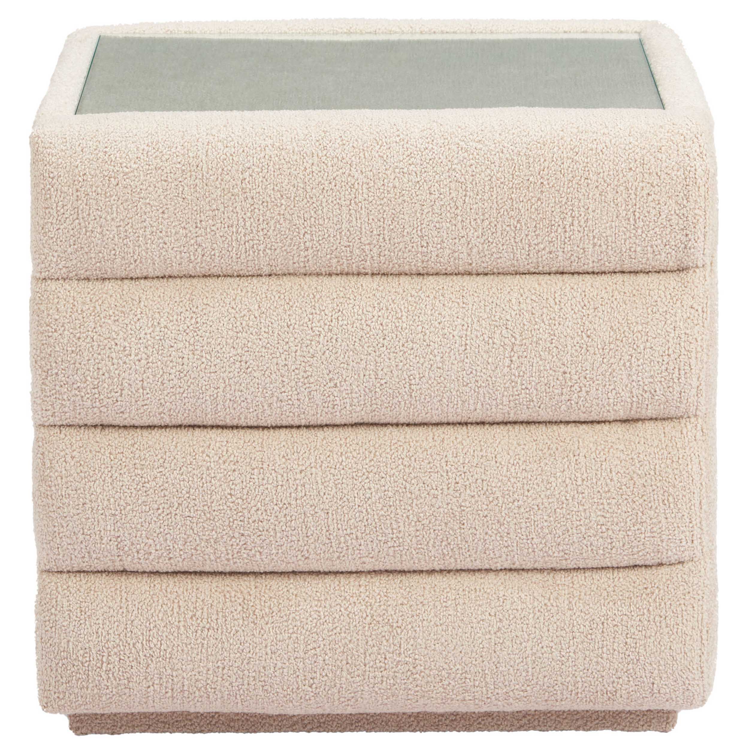 Soffice Nightstand, Beige - Image 3