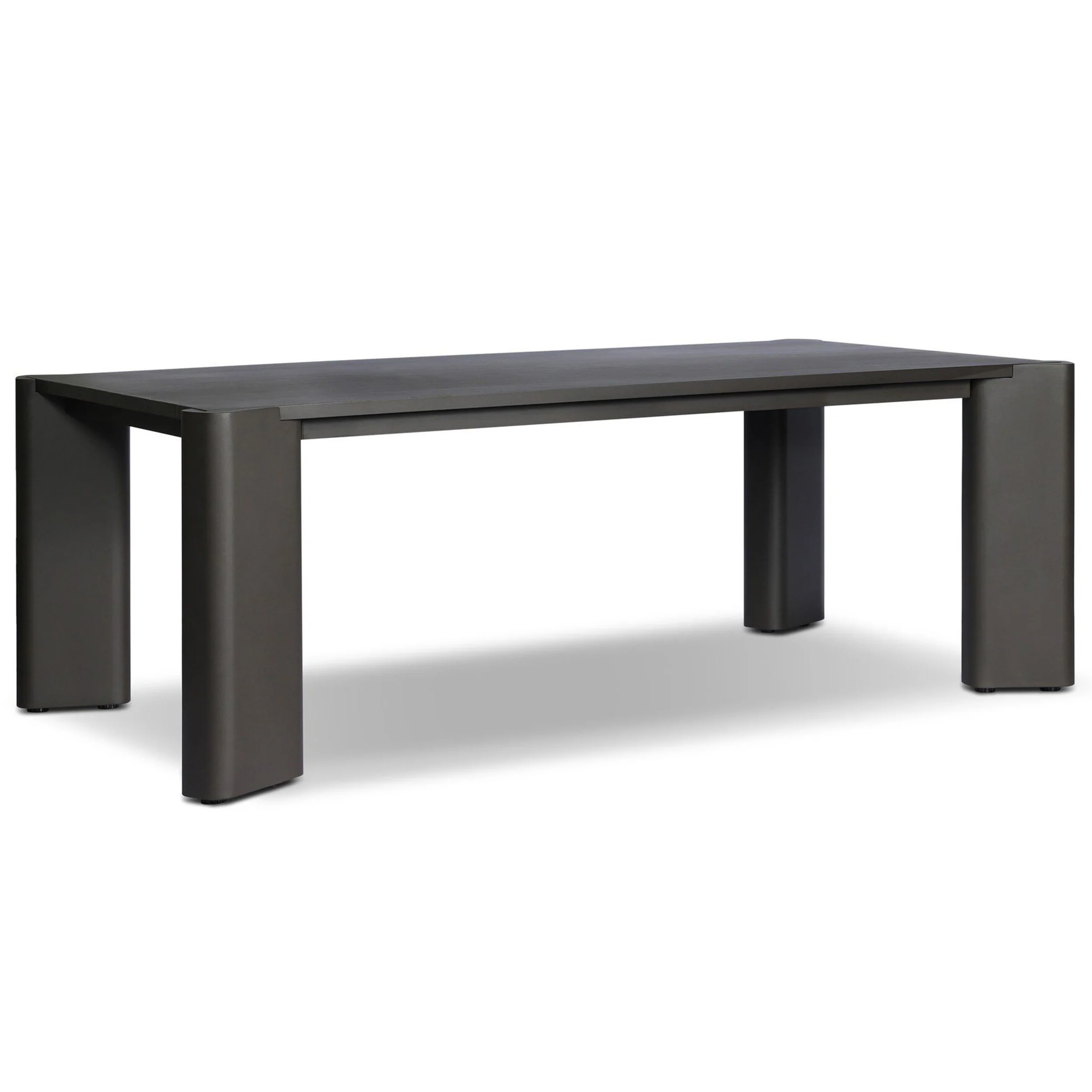 Soho 86" Outdoor Metal Dining Table, Bronze by Four Hands