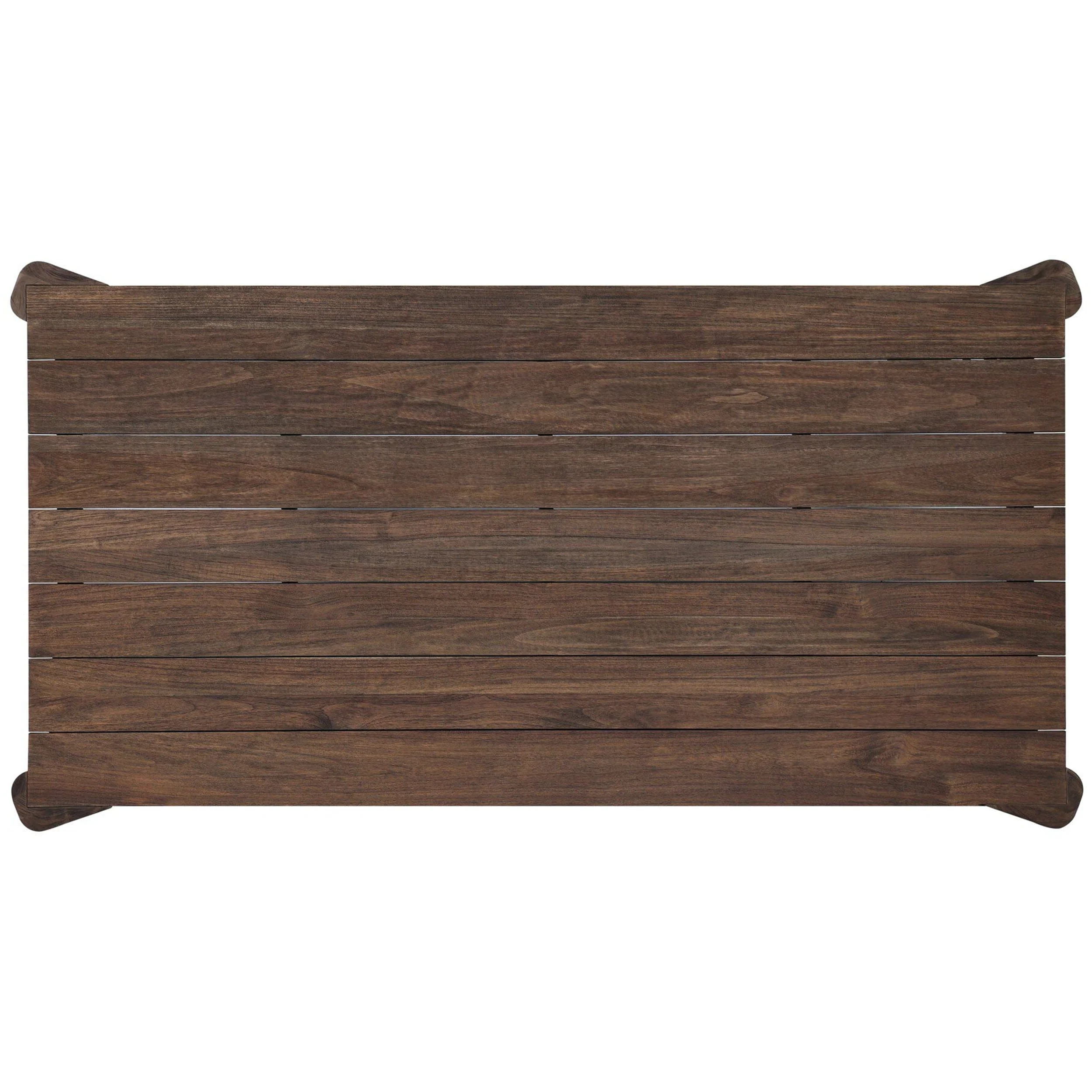 Soho Outdoor Dining Table, Saddle Brown by Four Hands - Image 4