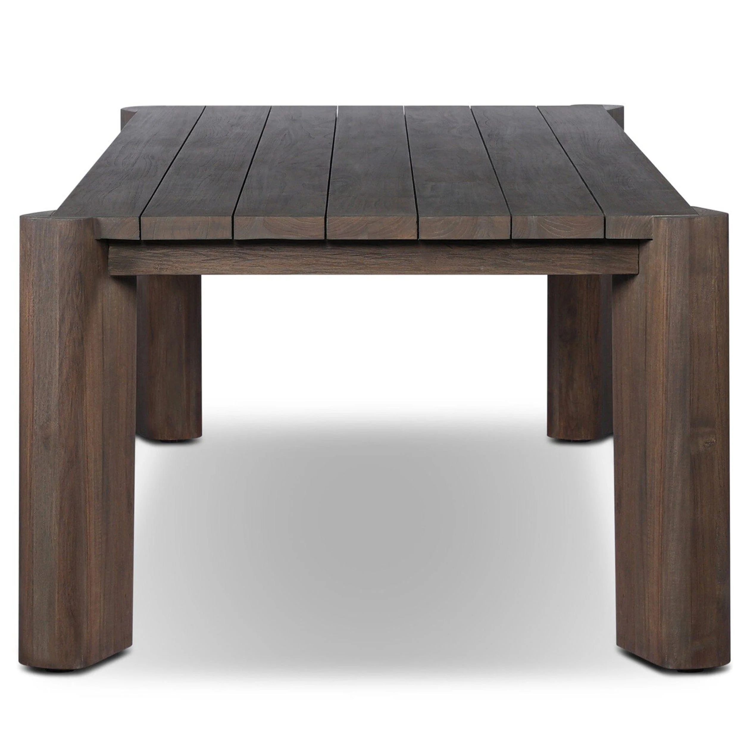 Soho Outdoor Dining Table, Saddle Brown by Four Hands - Image 9