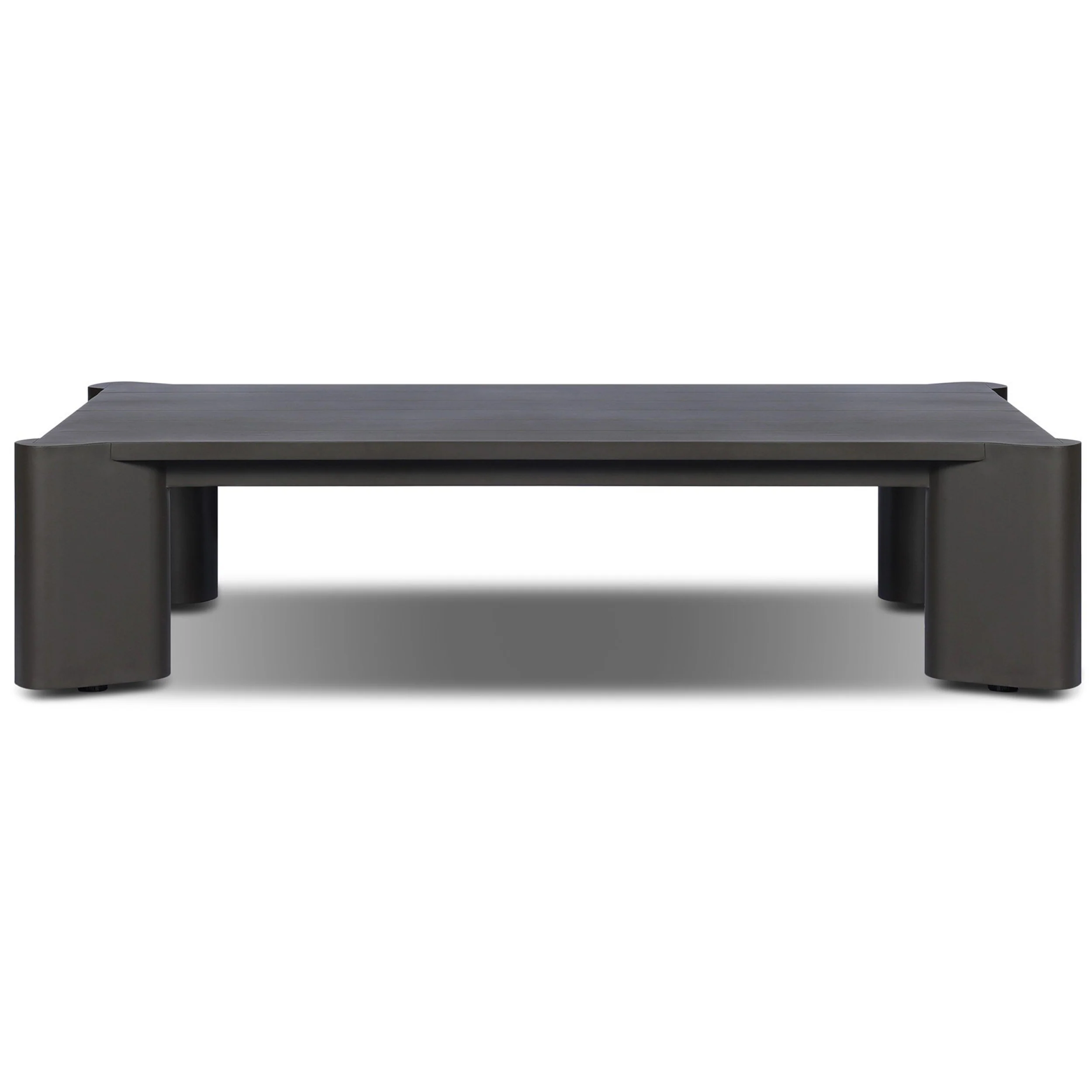 Soho Outdoor Metal Coffee Table, Bronze by Four Hands - Image 2