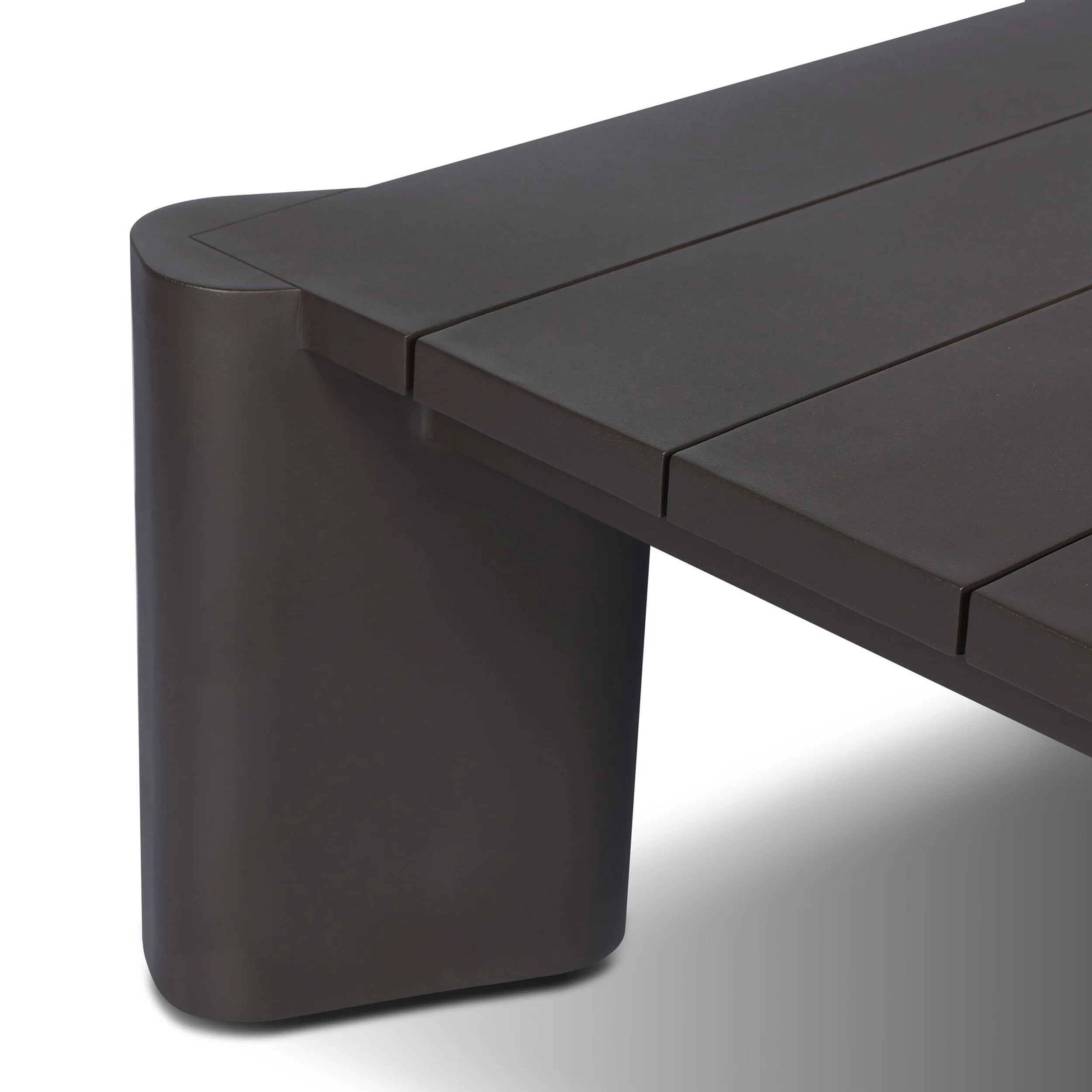 Soho Outdoor Metal Coffee Table, Bronze by Four Hands - Image 5