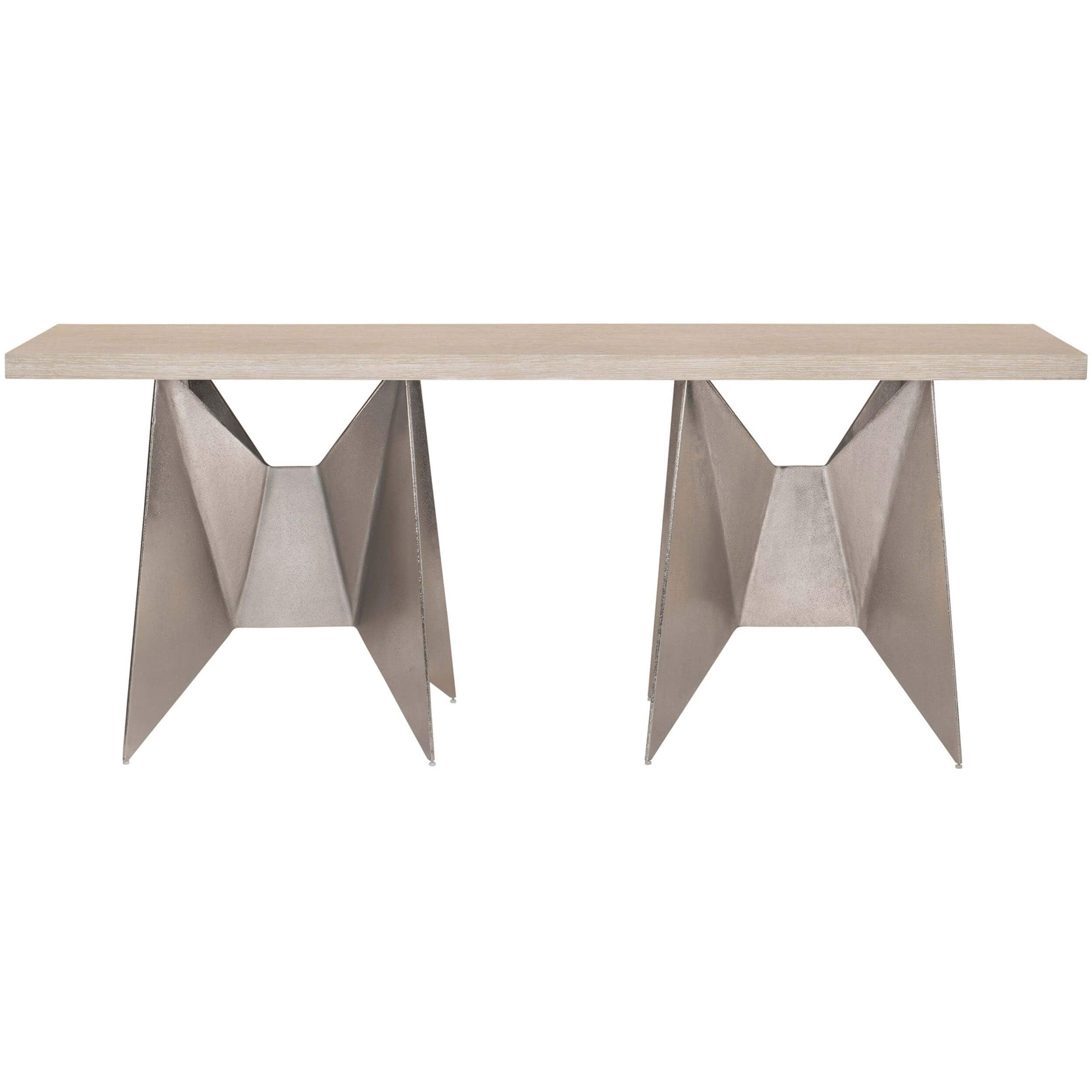 Solaria Double Pedestal Console Table