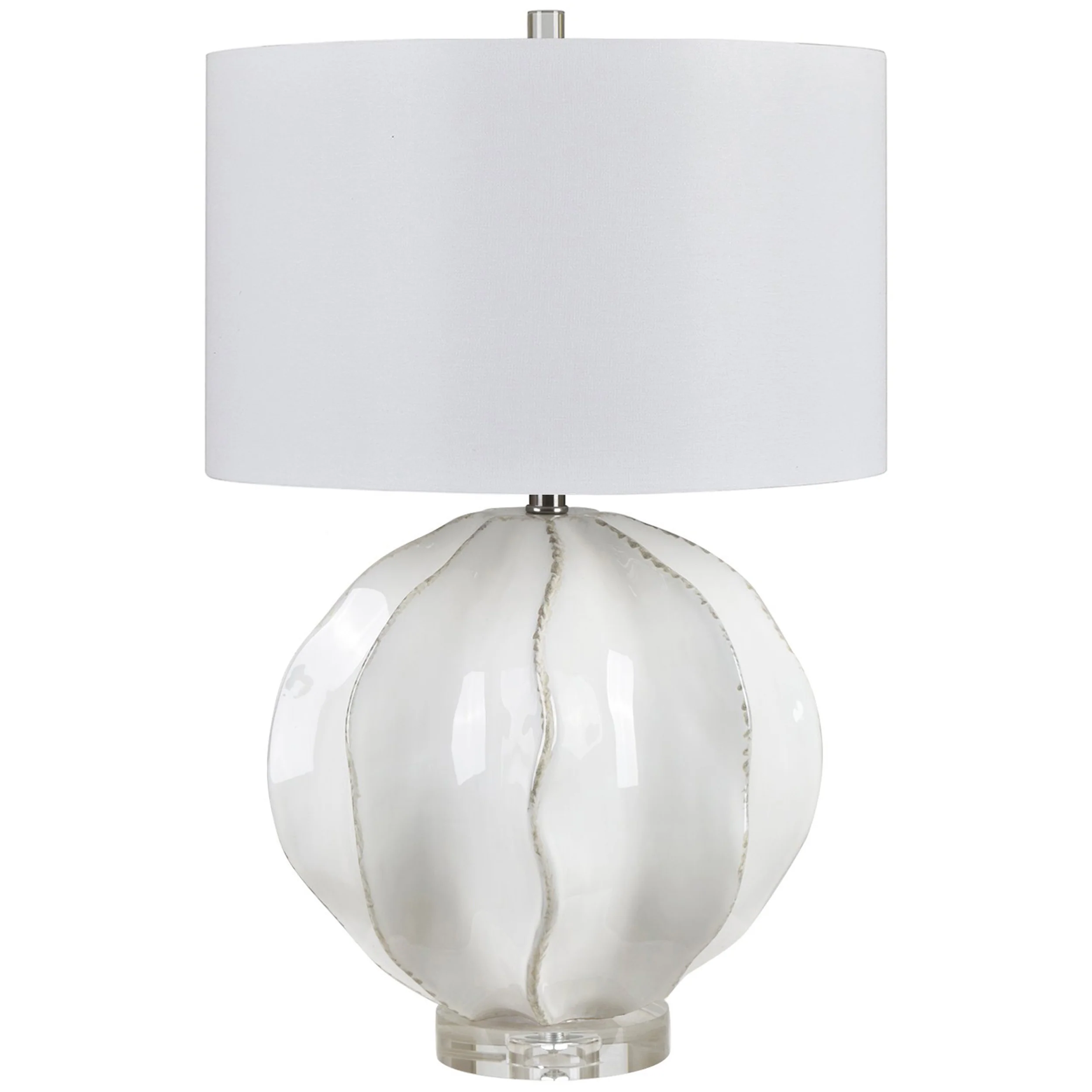 Solstice Table Lamp, White