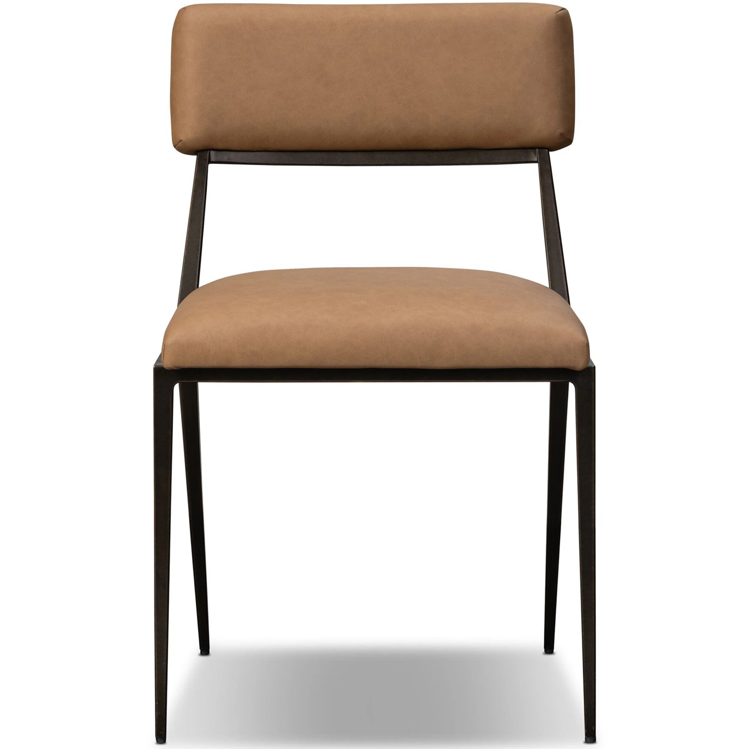 Somerson Leather Dining Chair, Maestro Camel, Set of 2 by Four Hands - Image 2