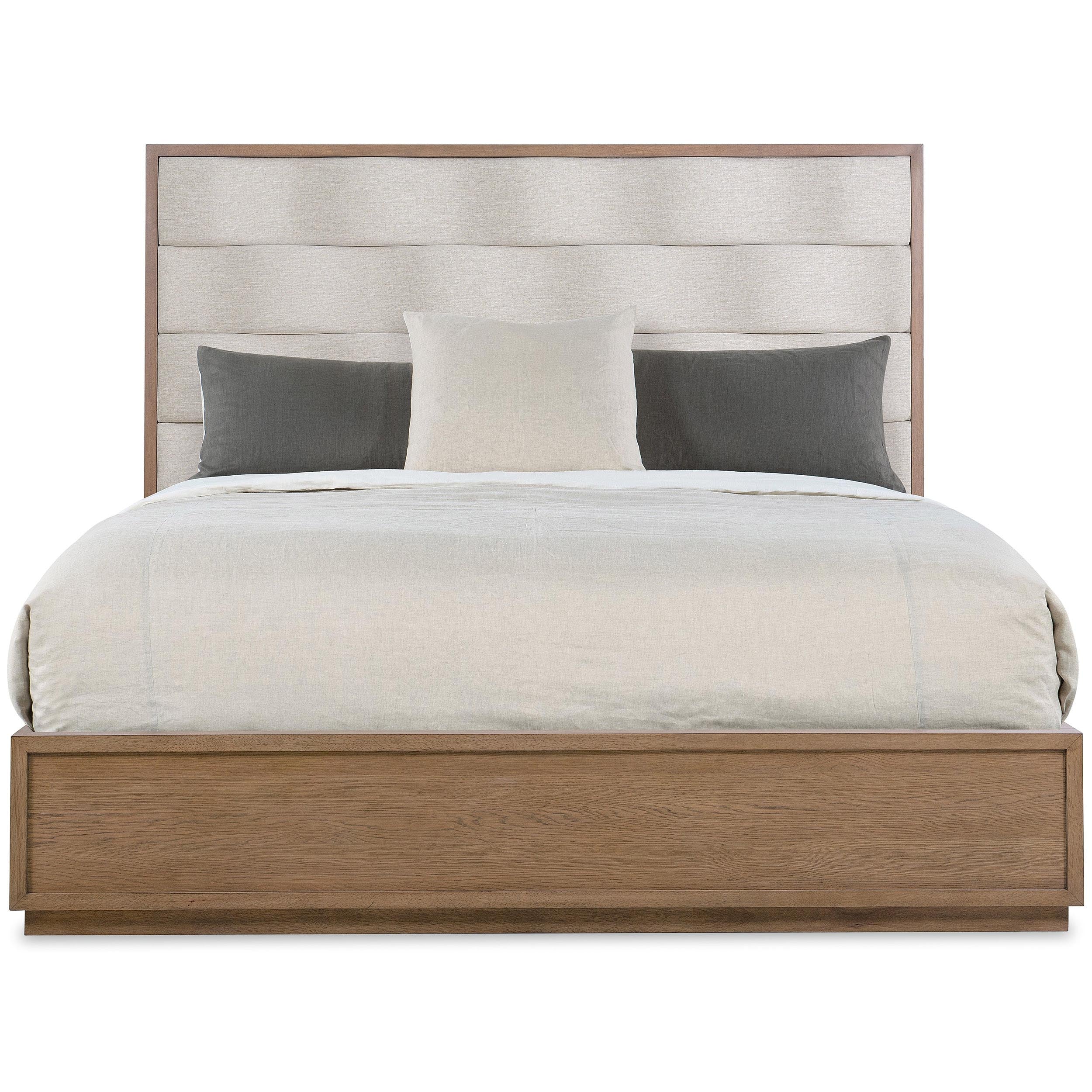 Sonnet Upholstered Bed, Savile Oatmeal - Image 2
