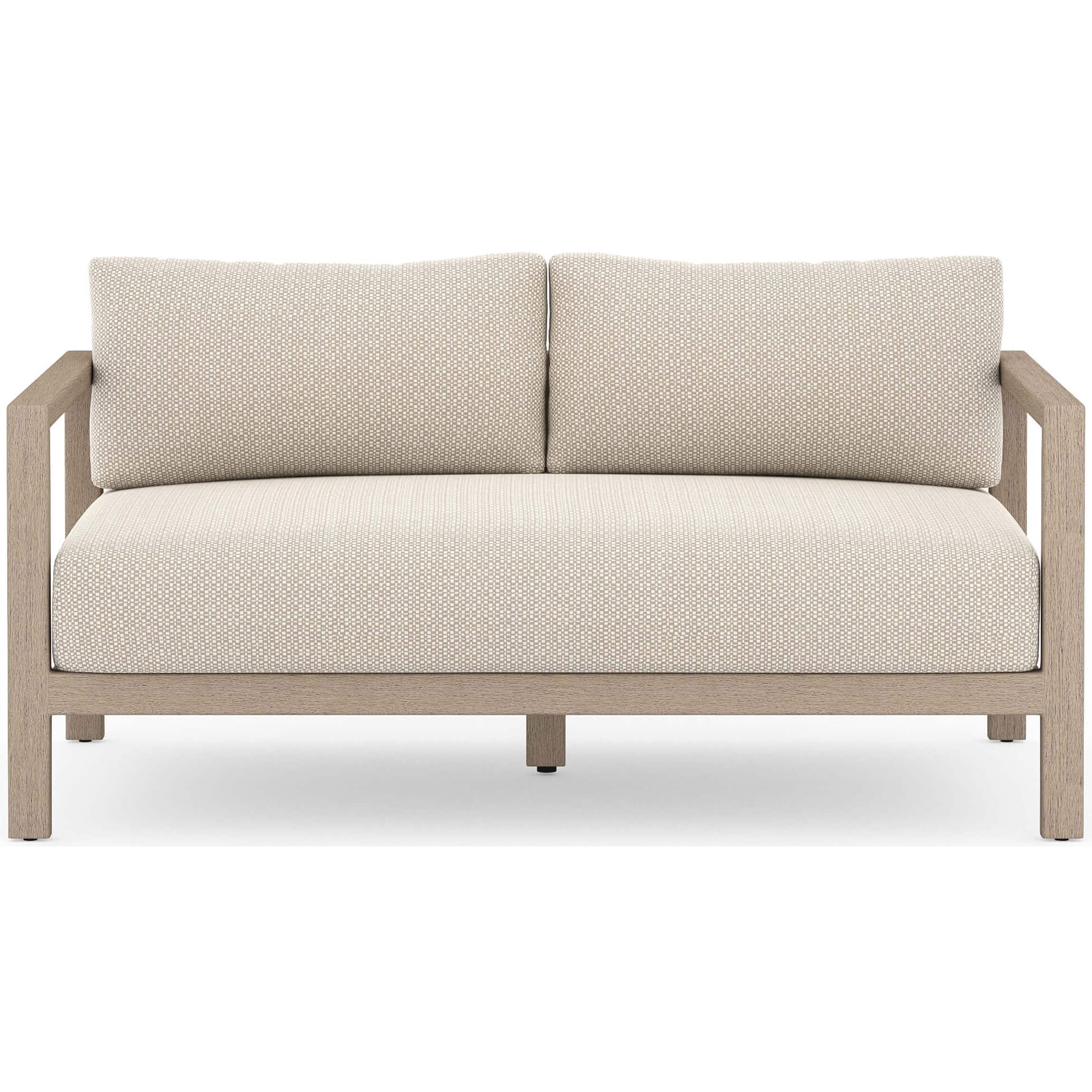 Sonoma Outdoor Sofa, Faye Sand/Washed Brown