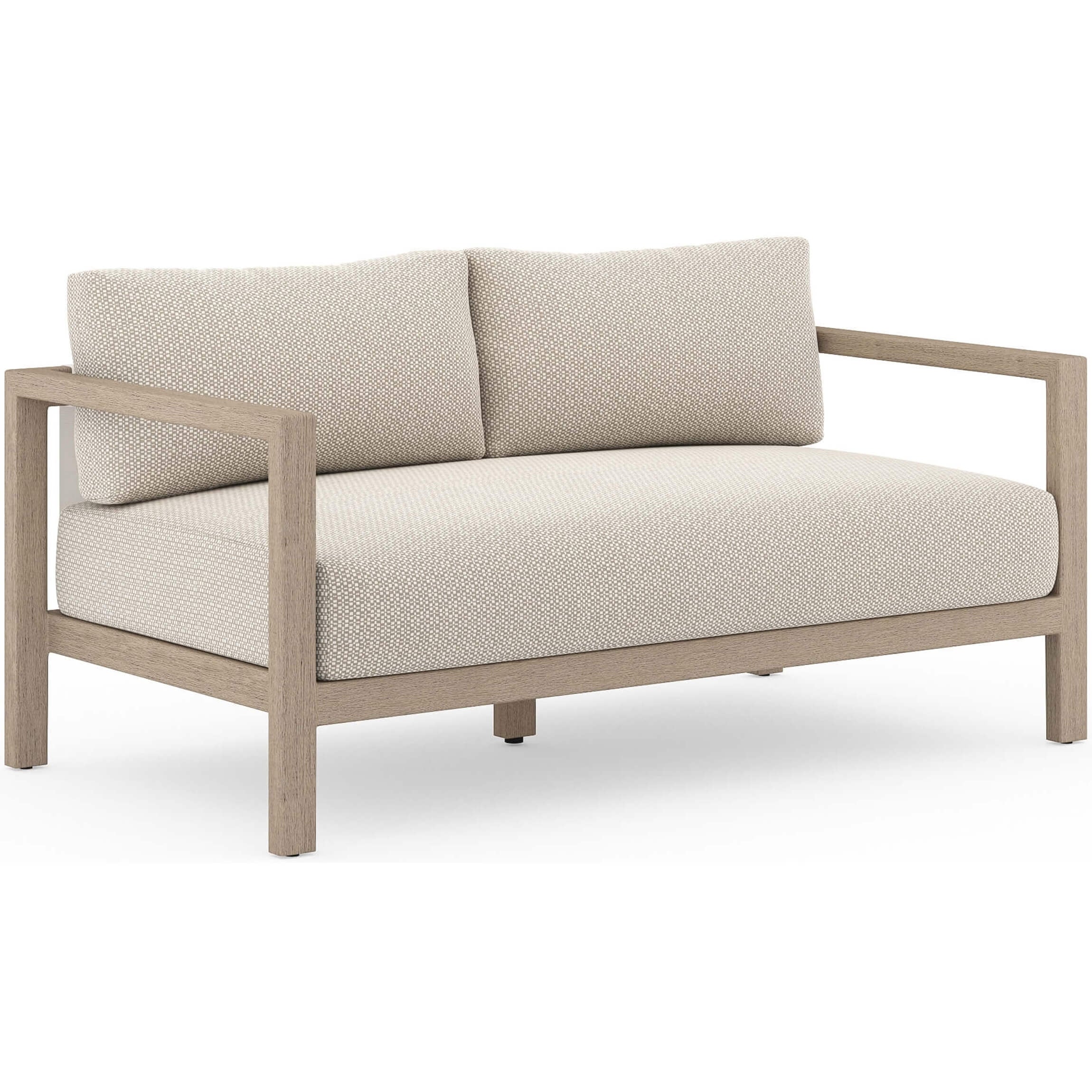 Sonoma Outdoor Sofa, Faye Sand/Washed Brown - Image 2