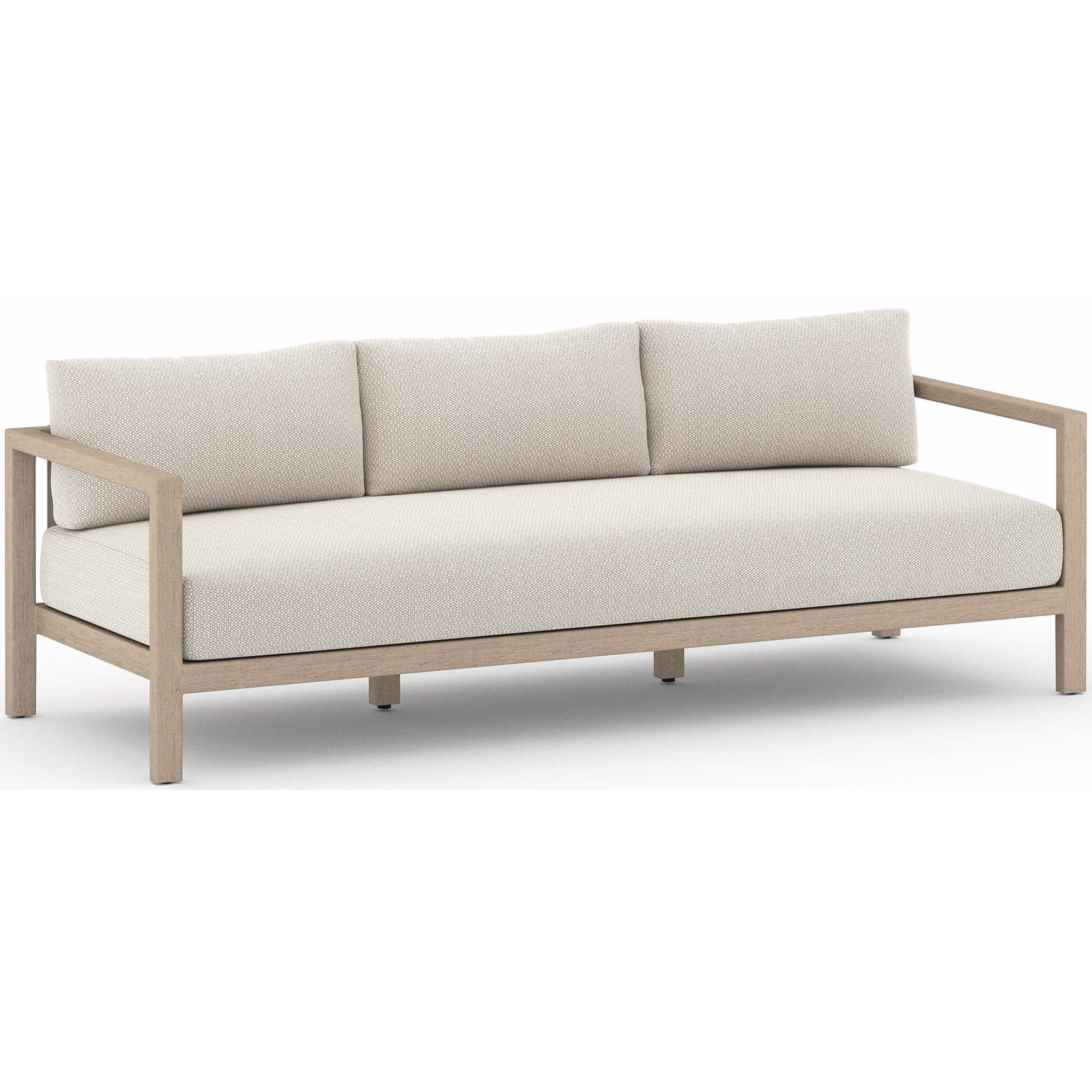 Sonoma Outdoor Sofa, Faye Sand/Washed Brown - Image 5
