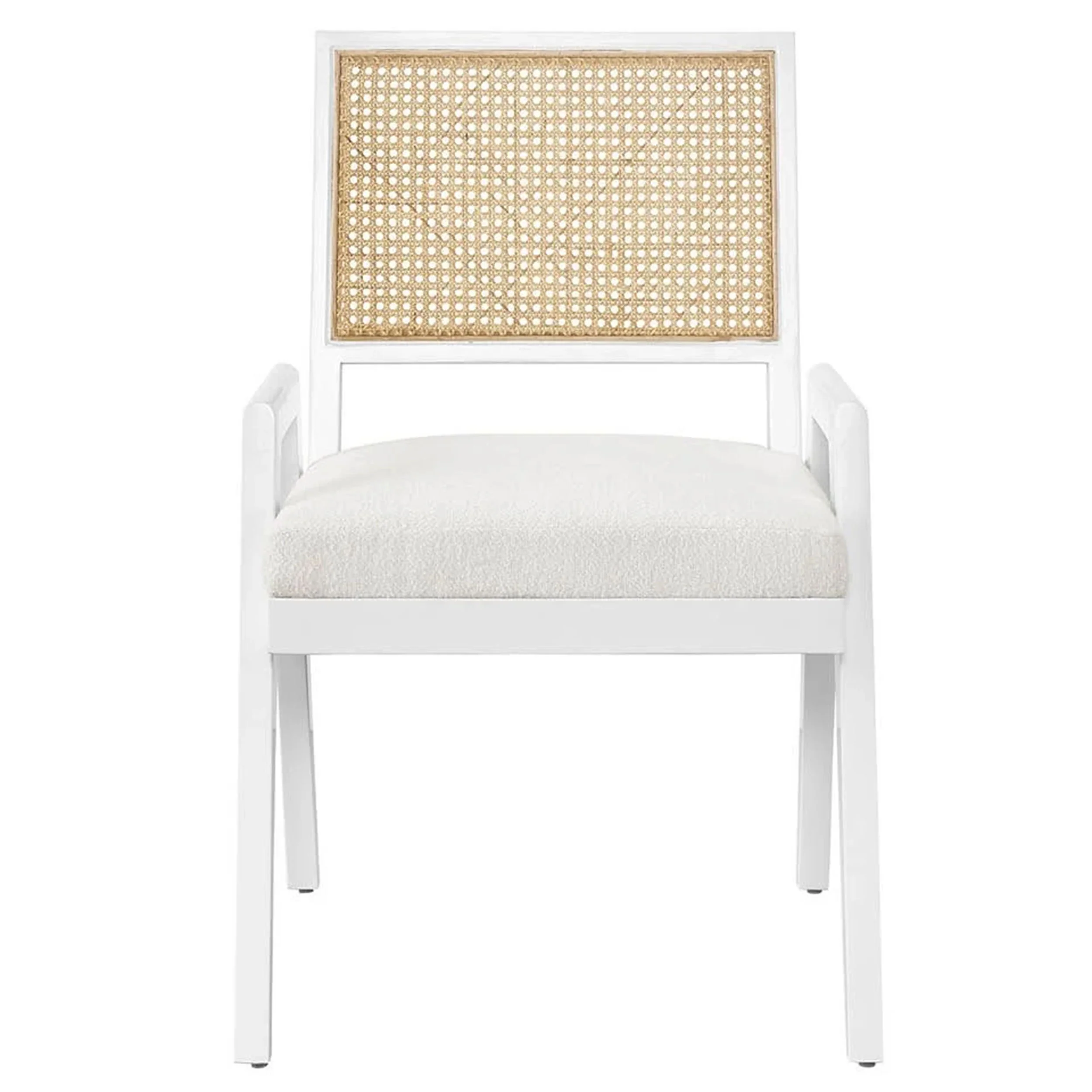 Sonora Arm Chair, Canberra Ivory, Set of 2 - Image 2