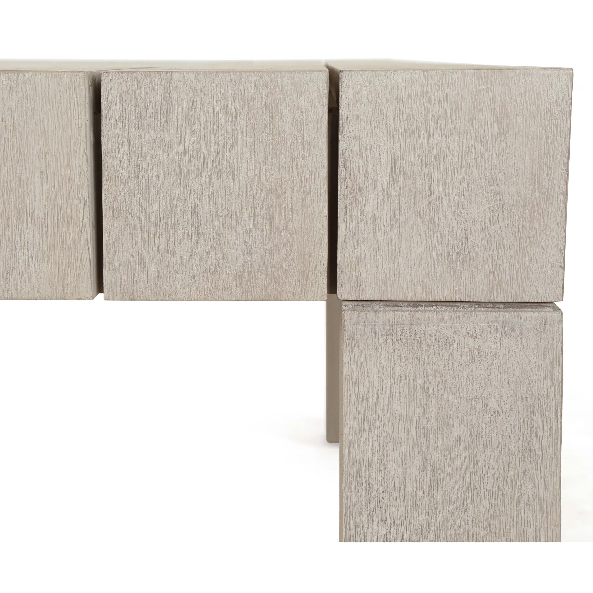 Sonora Outdoor Dining Table, Weathered Grey by Four Hands - Image 6