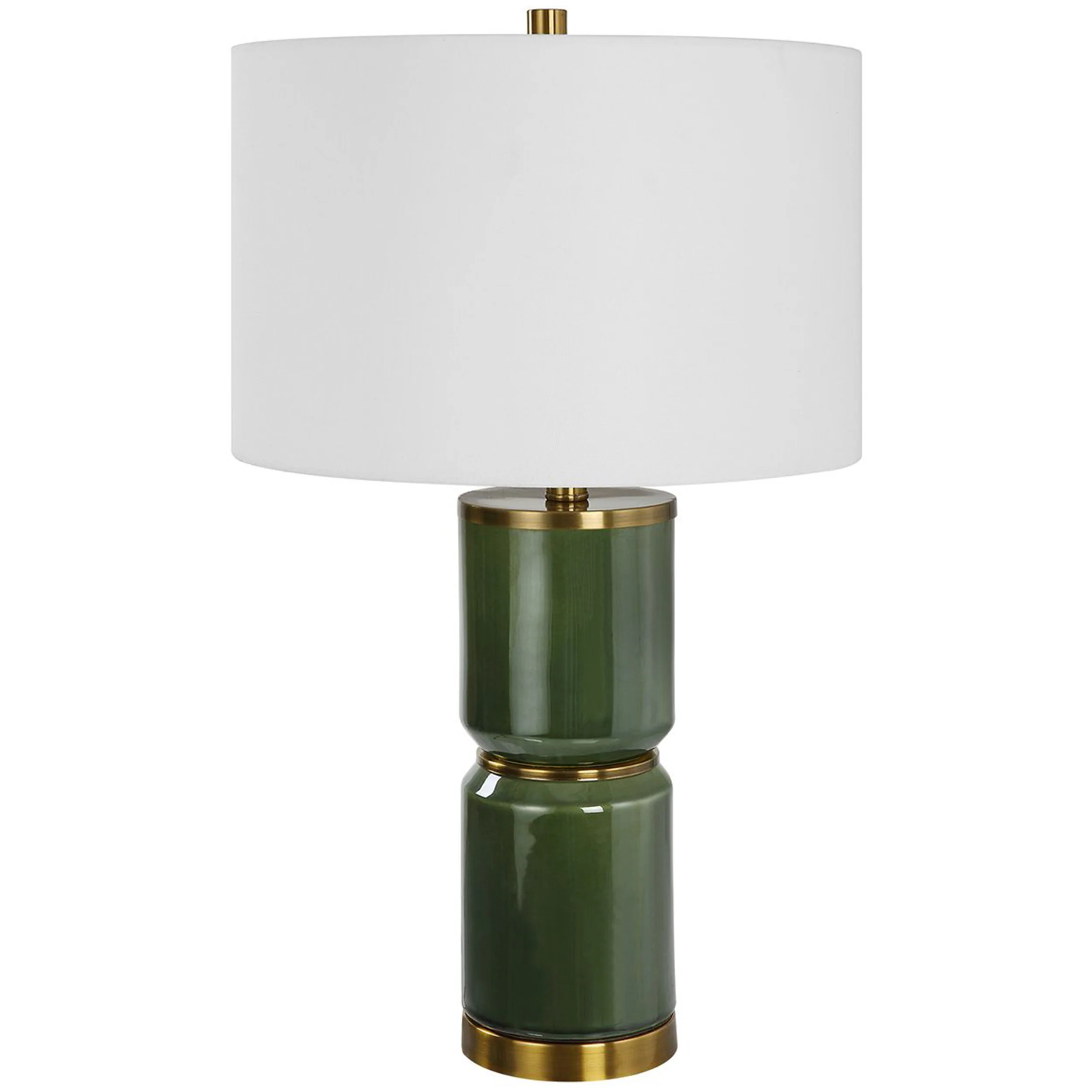 Sora Table Lamp, Dark Green