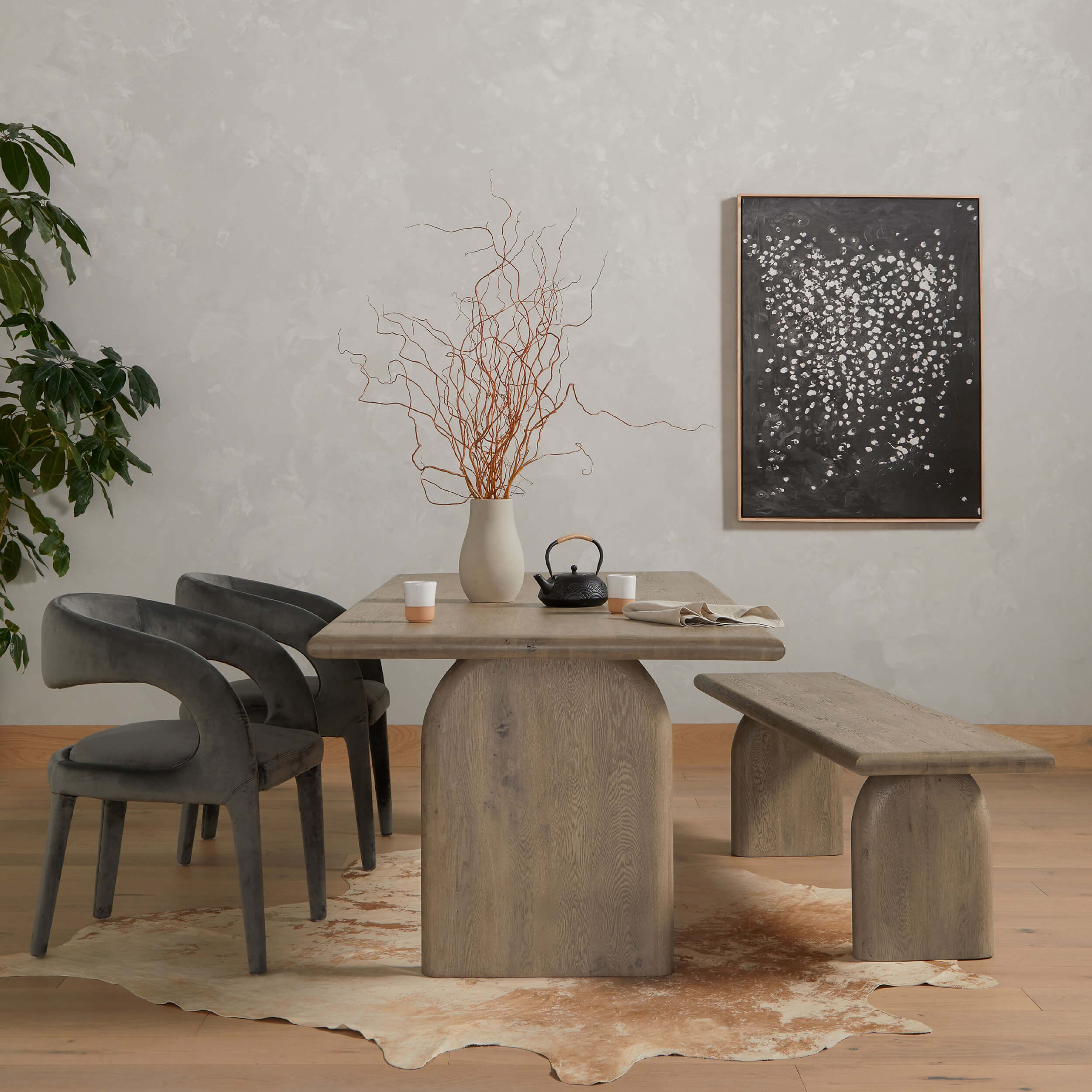 Sorrento Dining Table, Aged Drift by Four Hands - Image 5