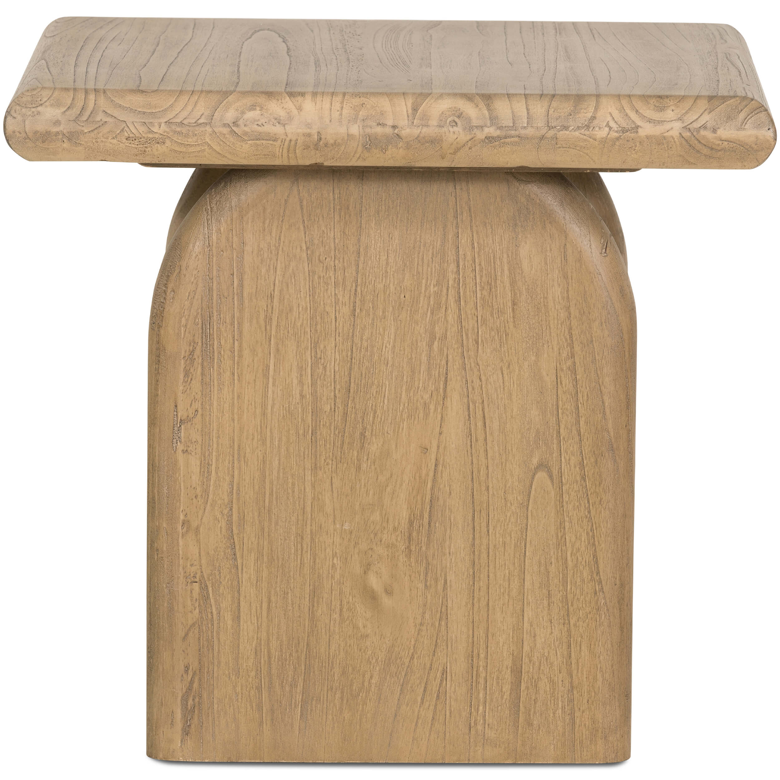 Sorrento End Table, Aged Drift Mindi by Four Hands - Image 2
