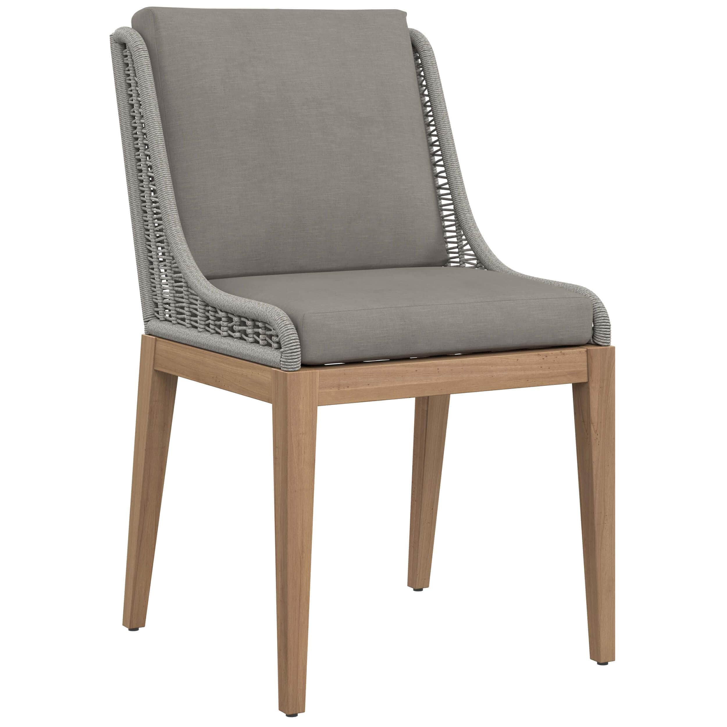 Sorrento Outdoor Dining Chair, Palazzo Taupe/Natural, Set of 2