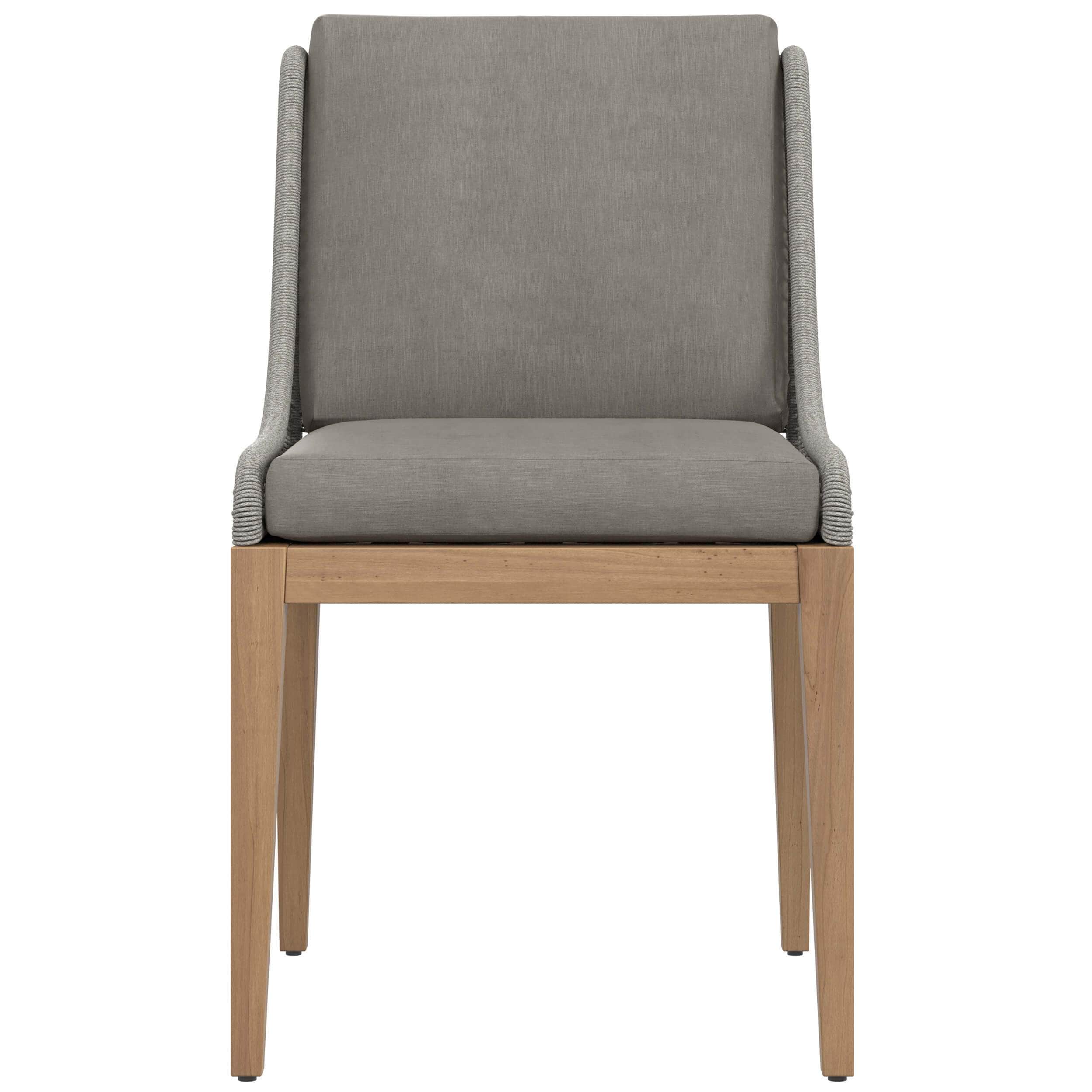 Sorrento Outdoor Dining Chair, Palazzo Taupe/Natural, Set of 2 - Image 2