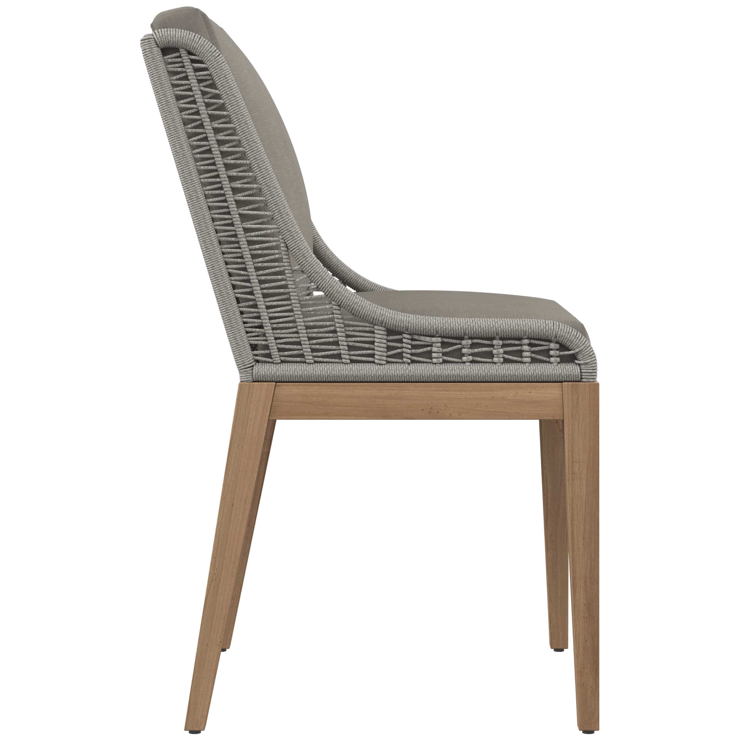 Sorrento Outdoor Dining Chair, Palazzo Taupe/Natural, Set of 2 - Image 3