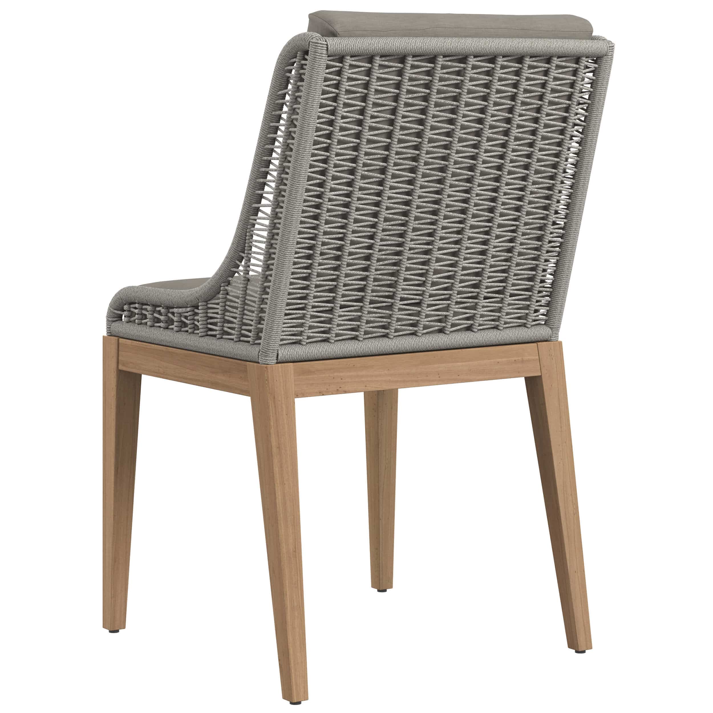 Sorrento Outdoor Dining Chair, Palazzo Taupe/Natural, Set of 2 - Image 4