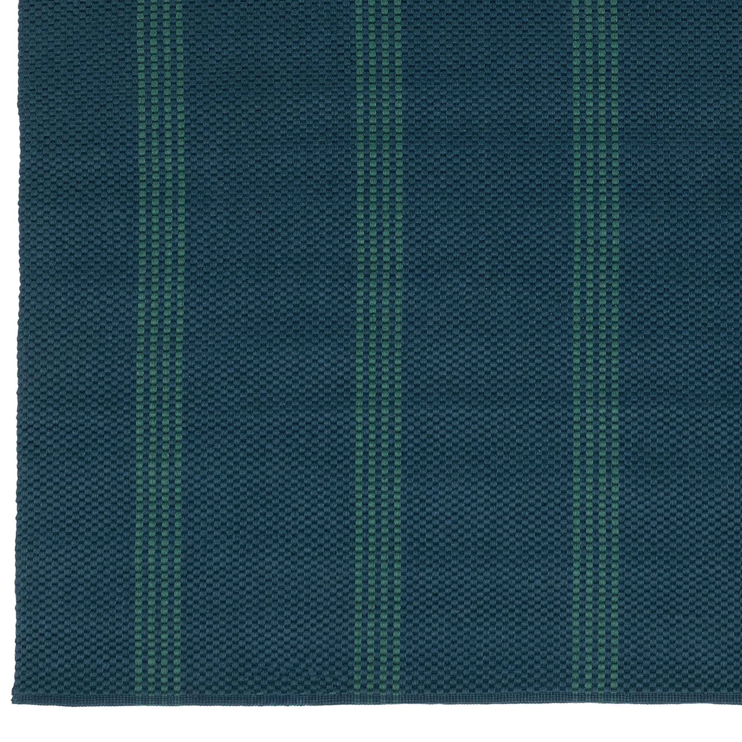 Sorrento Stripe Rug, Deep Blue/Green - Image 2