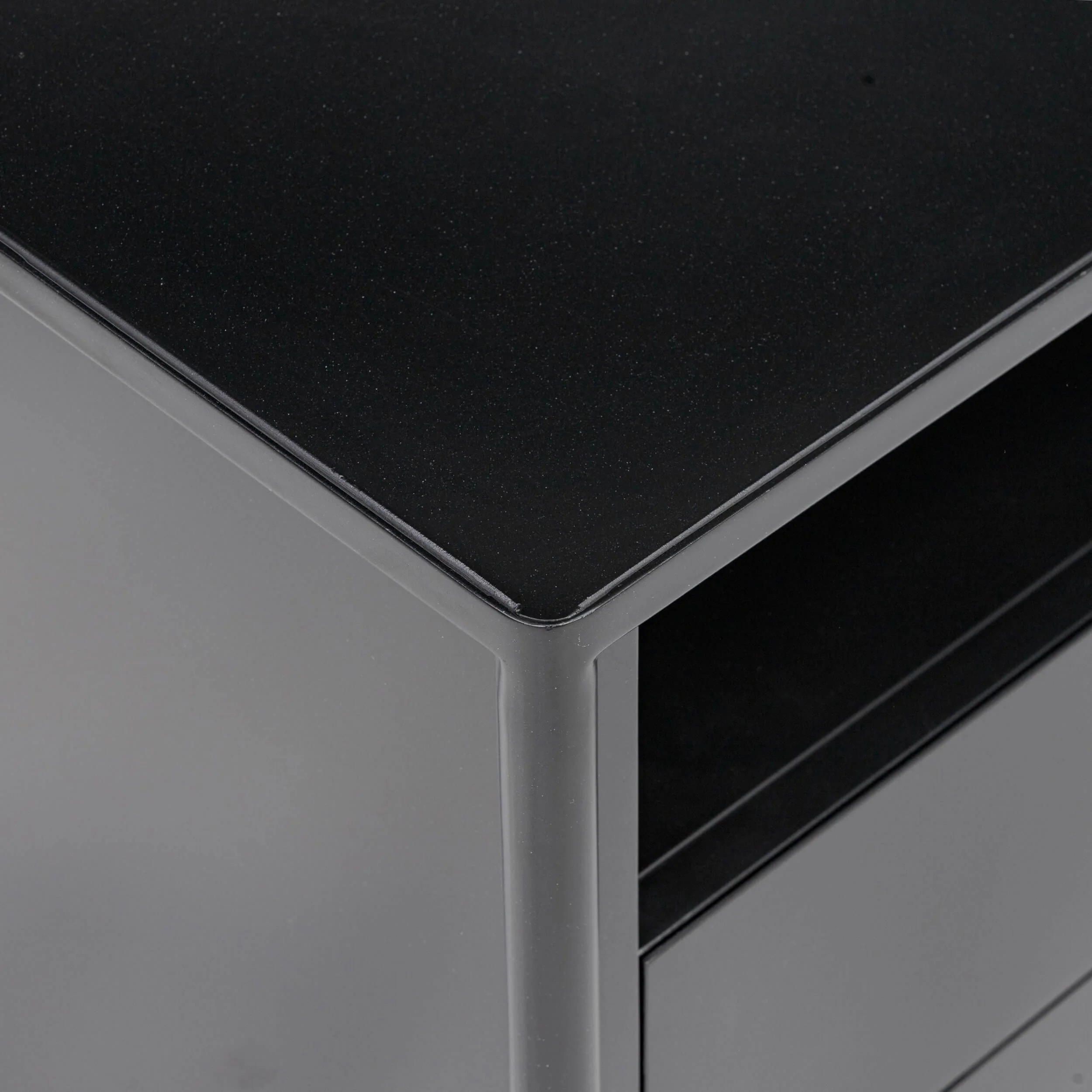 Soto Large Nightstand, Black by Four Hands - Image 6
