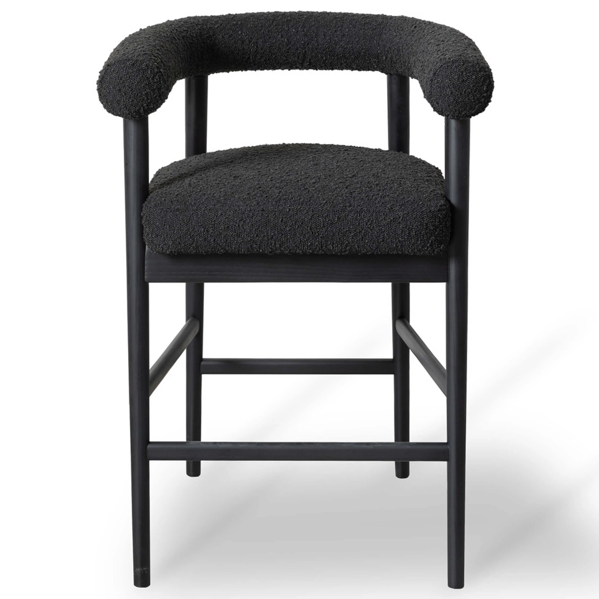 Spara Boucle Counter Stool, Black - Image 2