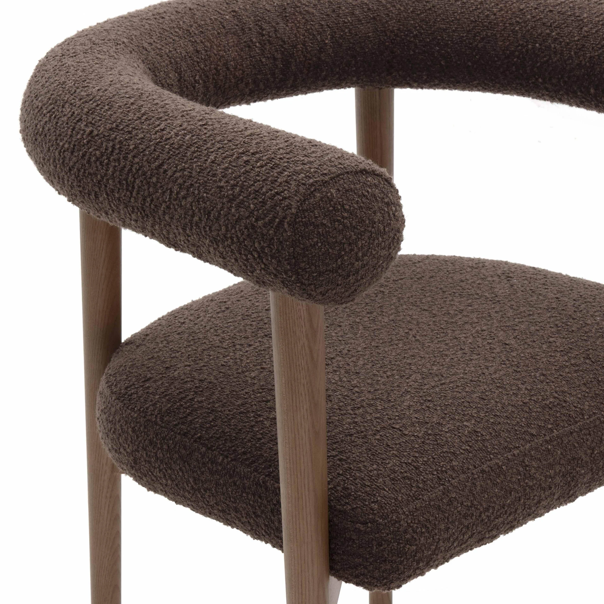 Spara Dining Chair, Chocolate Brown - Image 4